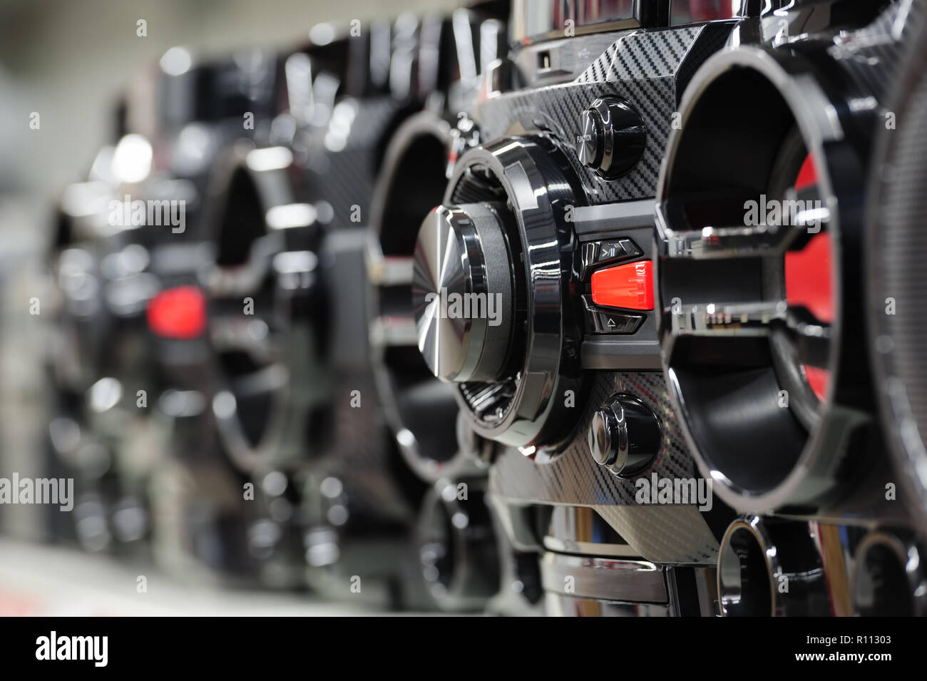 Stereo digitale compatto lettore di sistema Foto Stock