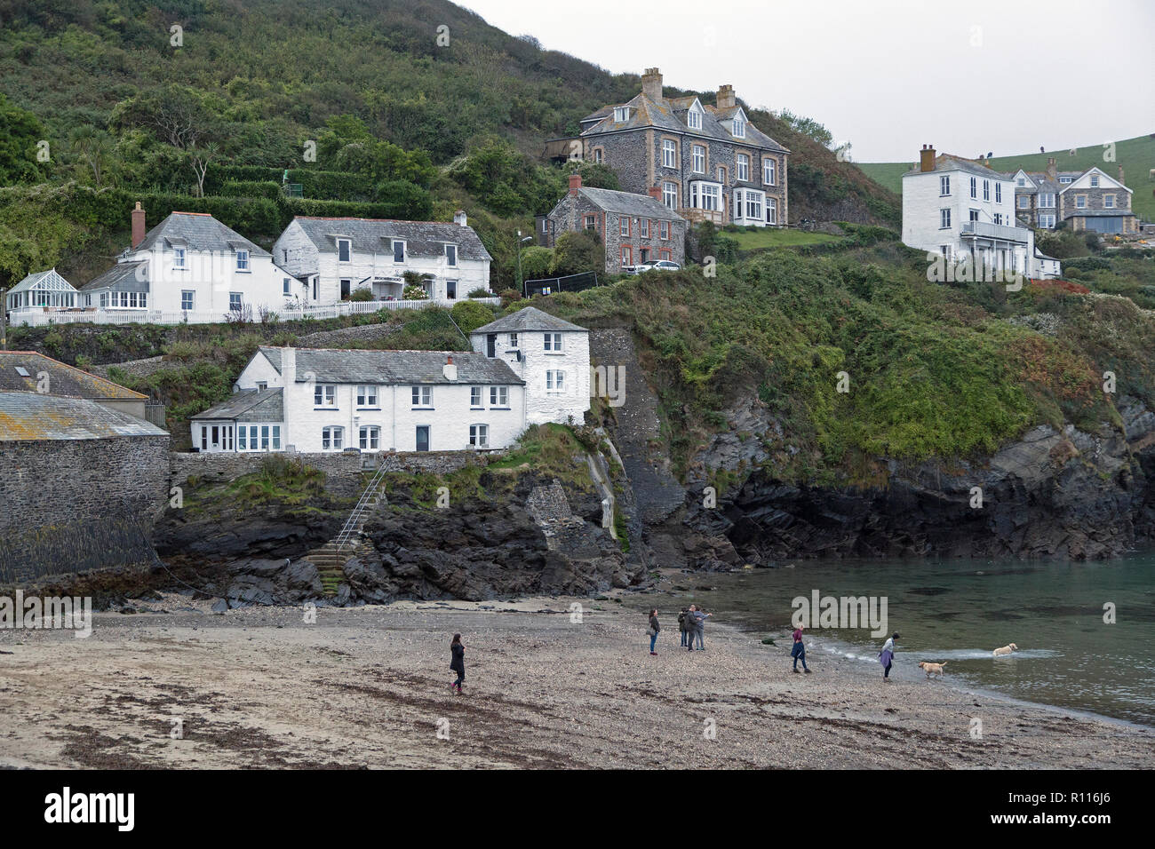 Port Isaac, Cornwall, Inghilterra, Gran Bretagna Foto Stock