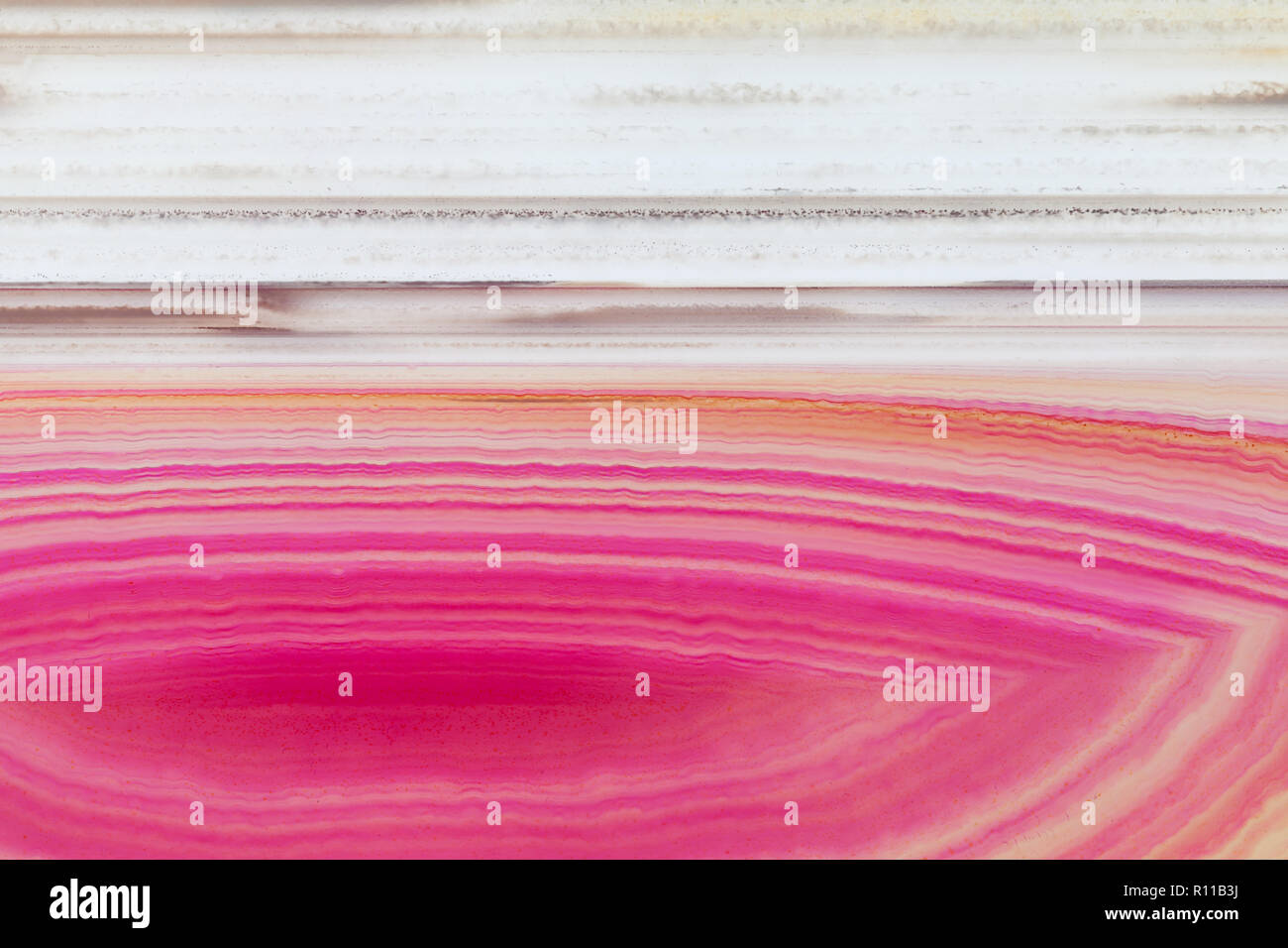 Sfondo astratto, rosa agata minerale slice Foto Stock