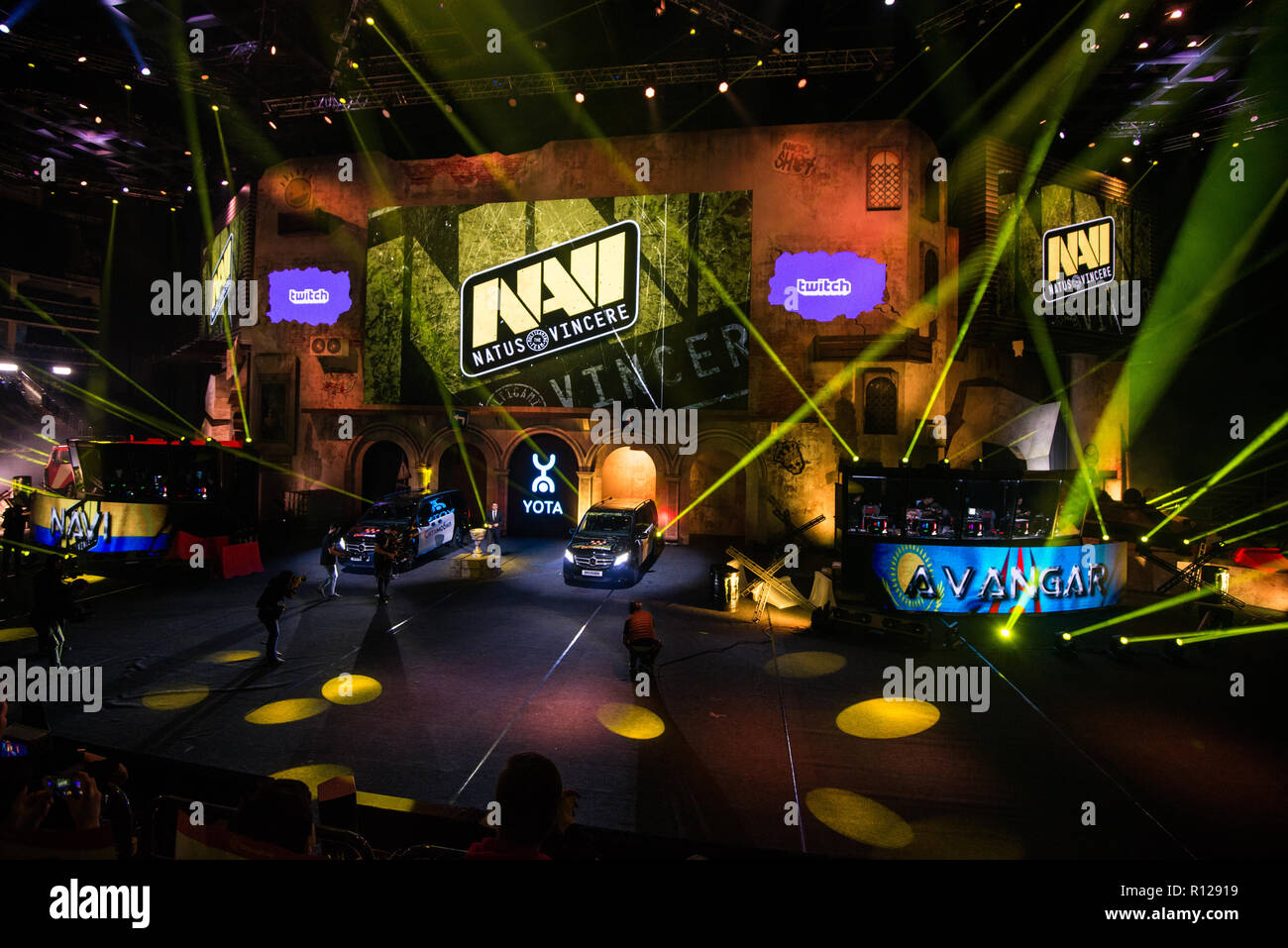 Immagine editoriale di un Counter Strike: offensiva mondiale torneo esports evento. Foto Stock