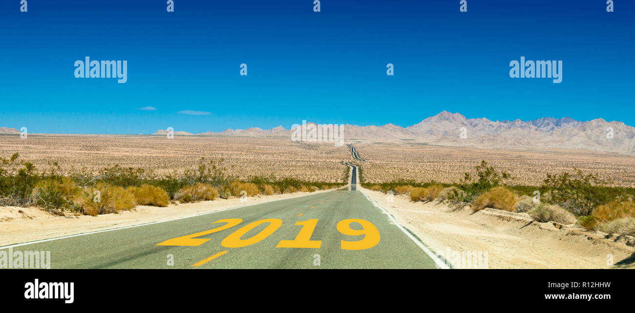 La strada per il 2019 Foto Stock