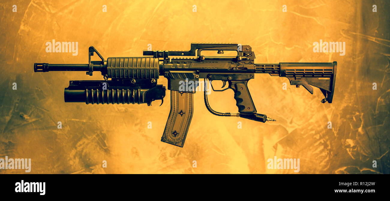 Soffice come l'aria paintball gun Foto Stock
