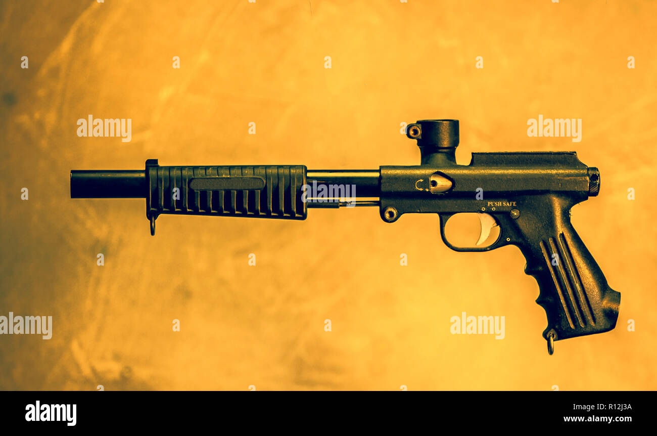 Soffice come l'aria paintball gun Foto Stock