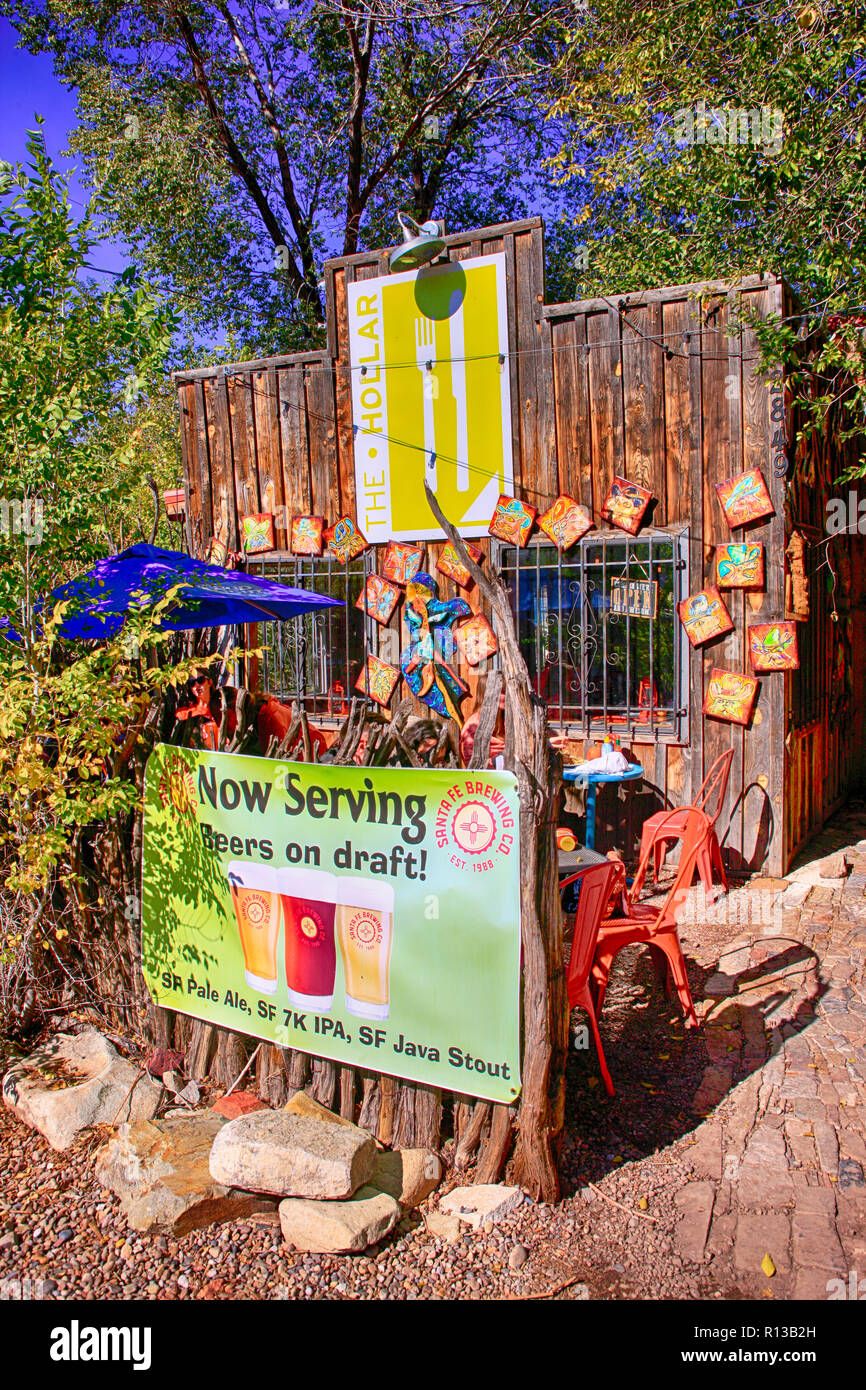 Il Hollar ristorante di Madrid, NM servono freschi sud del cibo e bevande locali Foto Stock
