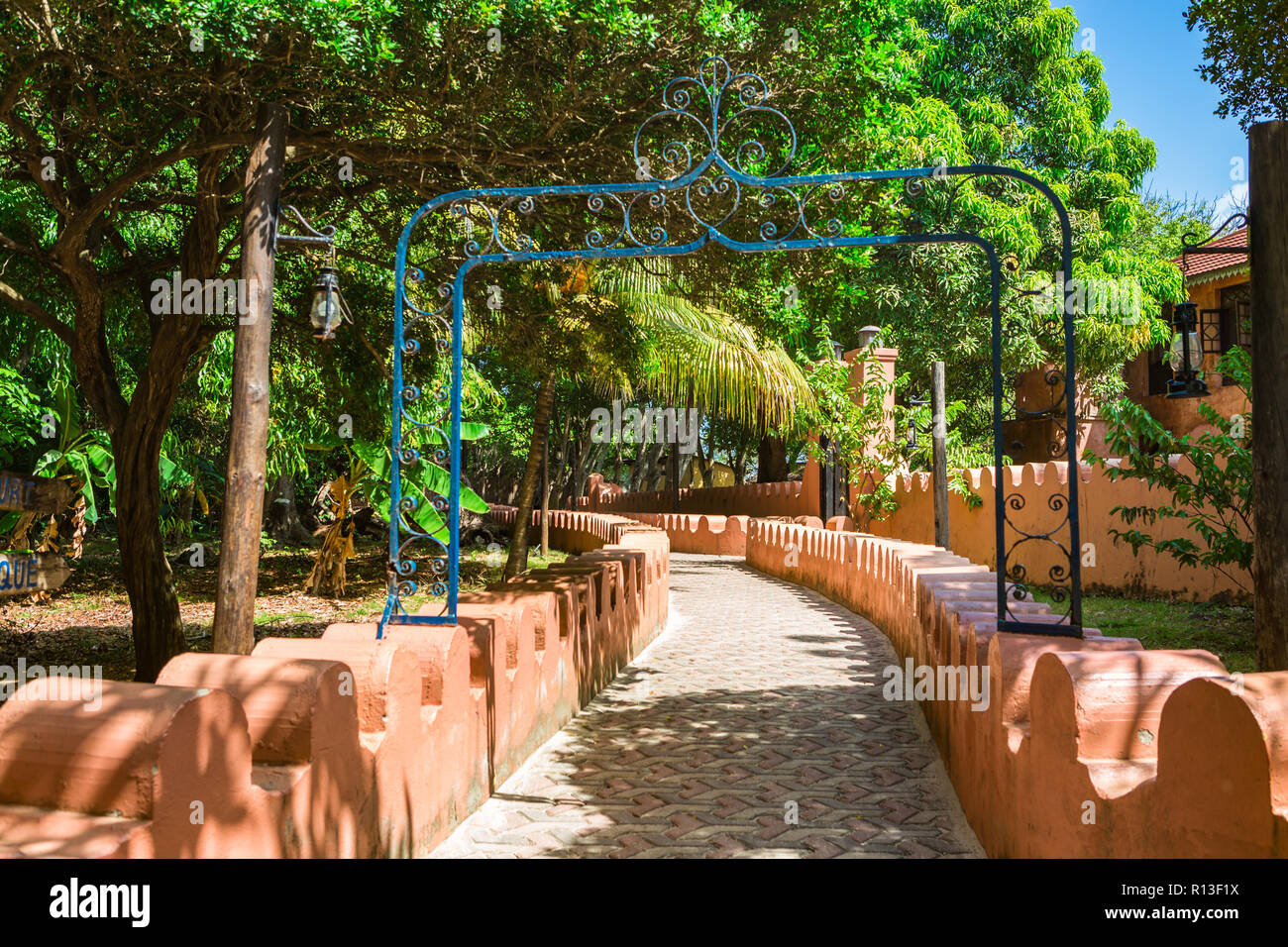 Isola prigione. Prison Island è una piccola isola a nord-ovest di Stone Town Zanzibar, Foto Stock Isola prigione. Prison Island è una piccola isola a nord-ovest di Stone Town Zanzibar, Foto Stock