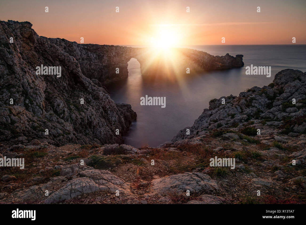 Pont d'En Gil, Ciutadella, isole Baleari, Spagna, Europa Foto Stock