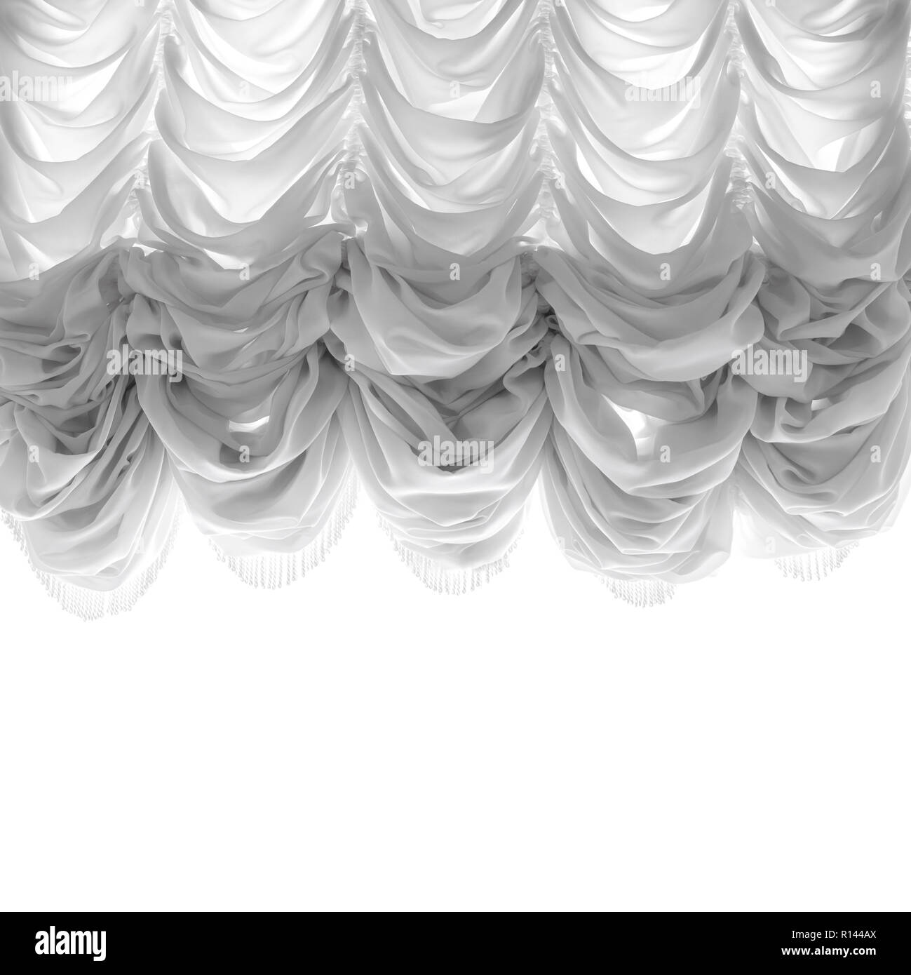 Tende di lusso per le finestre Foto e Immagini Stock in Bianco e Nero -  Alamy