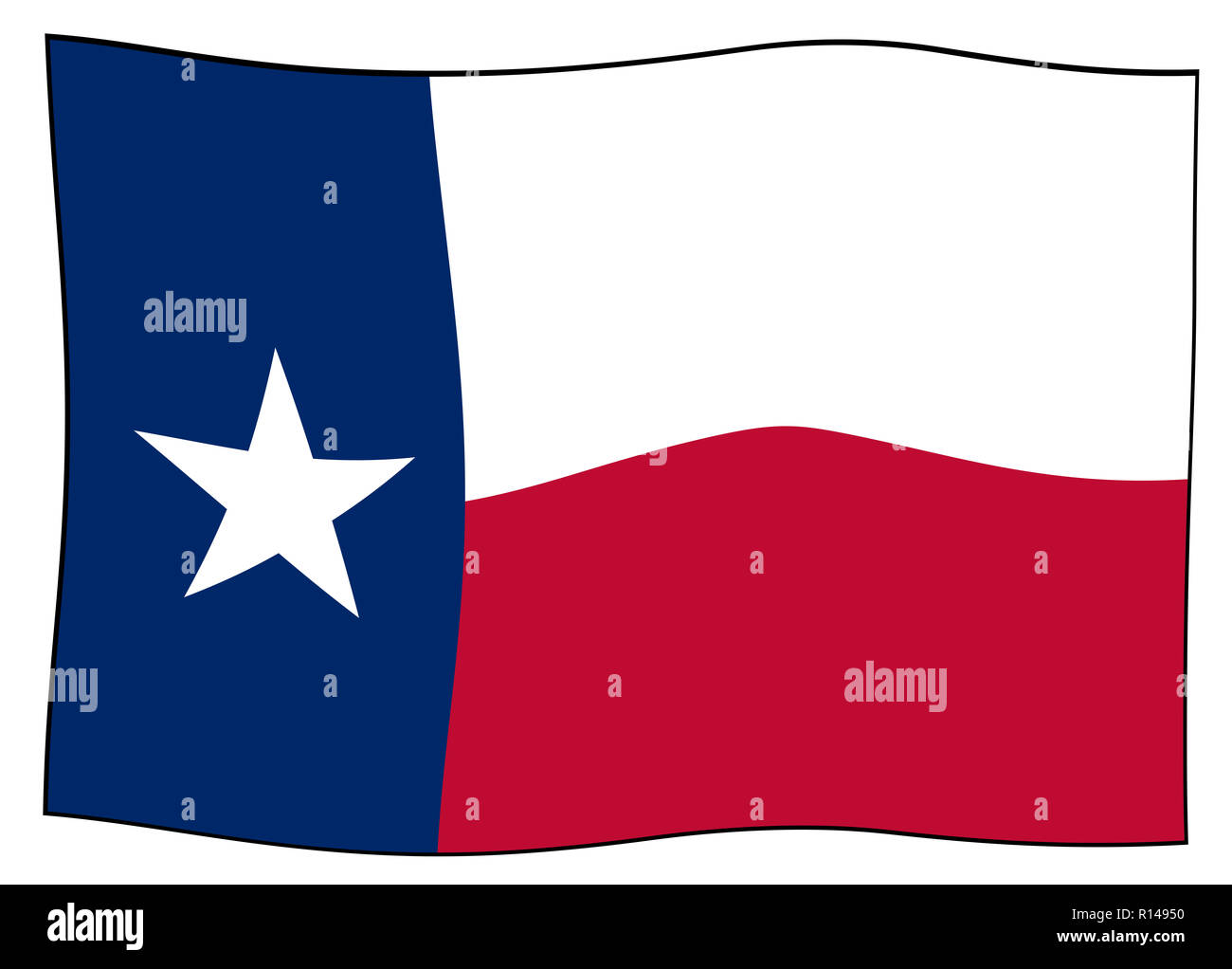 Bandiera Dello Stato Del Texas In Nylon Bifacciale Ricamata 3x5 Piedi