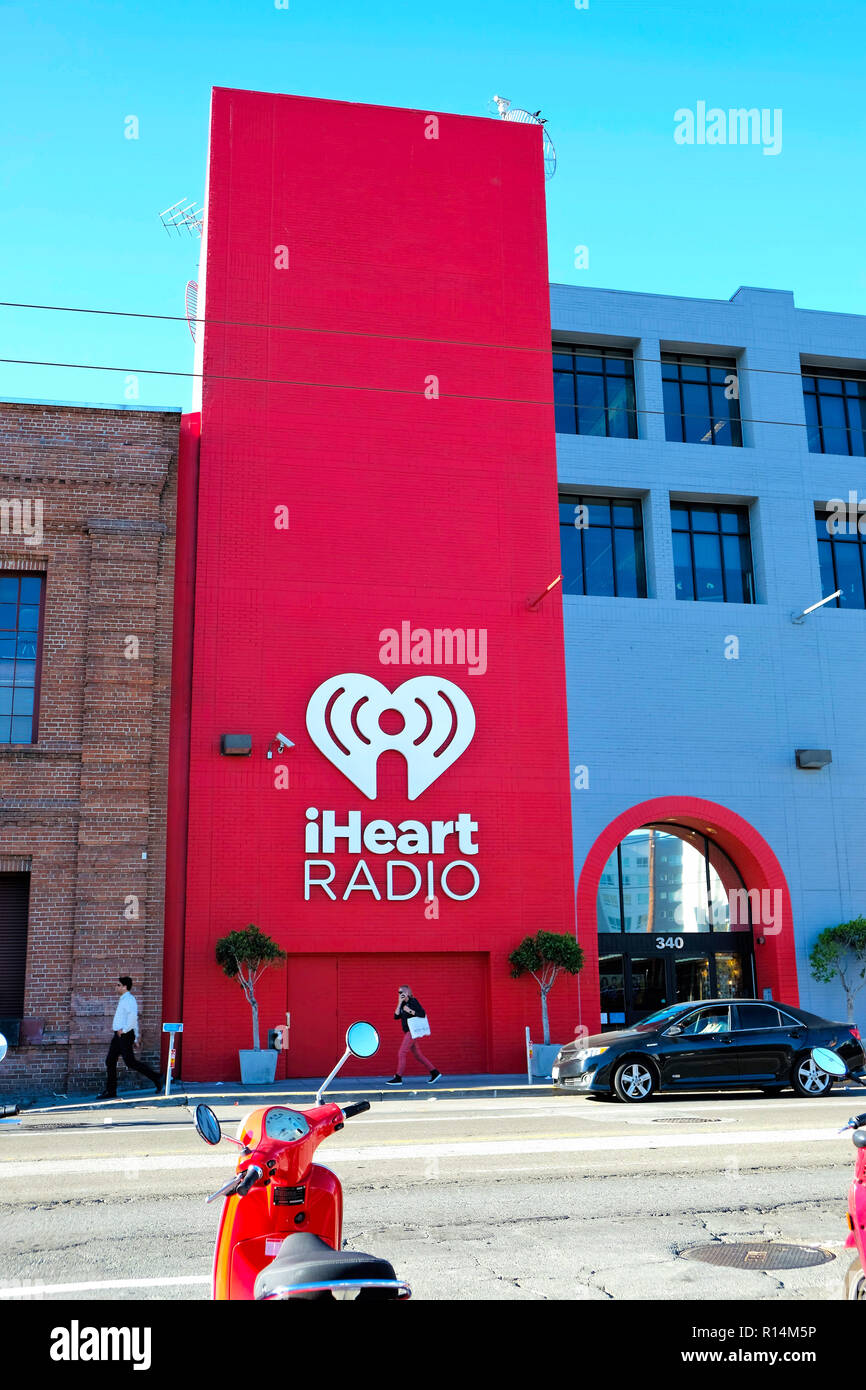 Ho il cuore della stazione radio di San Francisco, California; di proprietà di e gestito da iHeartMedia. Foto Stock