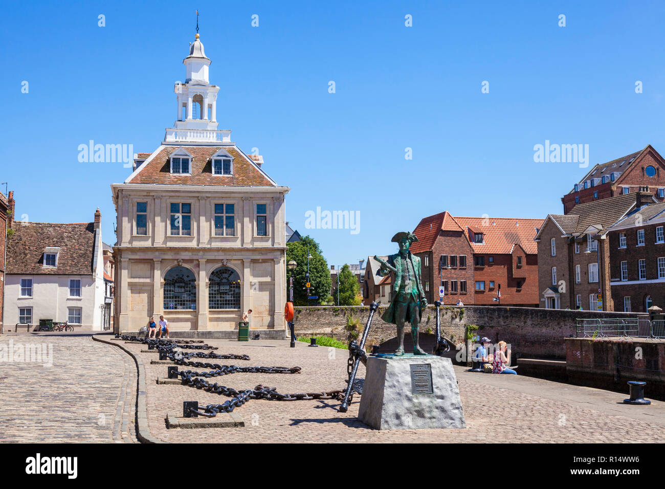 King's Lynn Norfolk King's Lynn Custom House o ufficio informazioni turistiche King's Lynn Hereford Quay Norfolk Inghilterra GB UK Europa Foto Stock