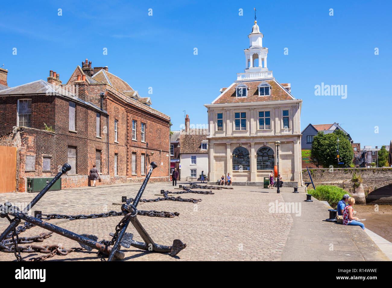 King's Lynn Norfolk King's Lynn Custom House o ufficio informazioni turistiche King's Lynn Hereford Quay Norfolk Inghilterra GB UK Europa Foto Stock