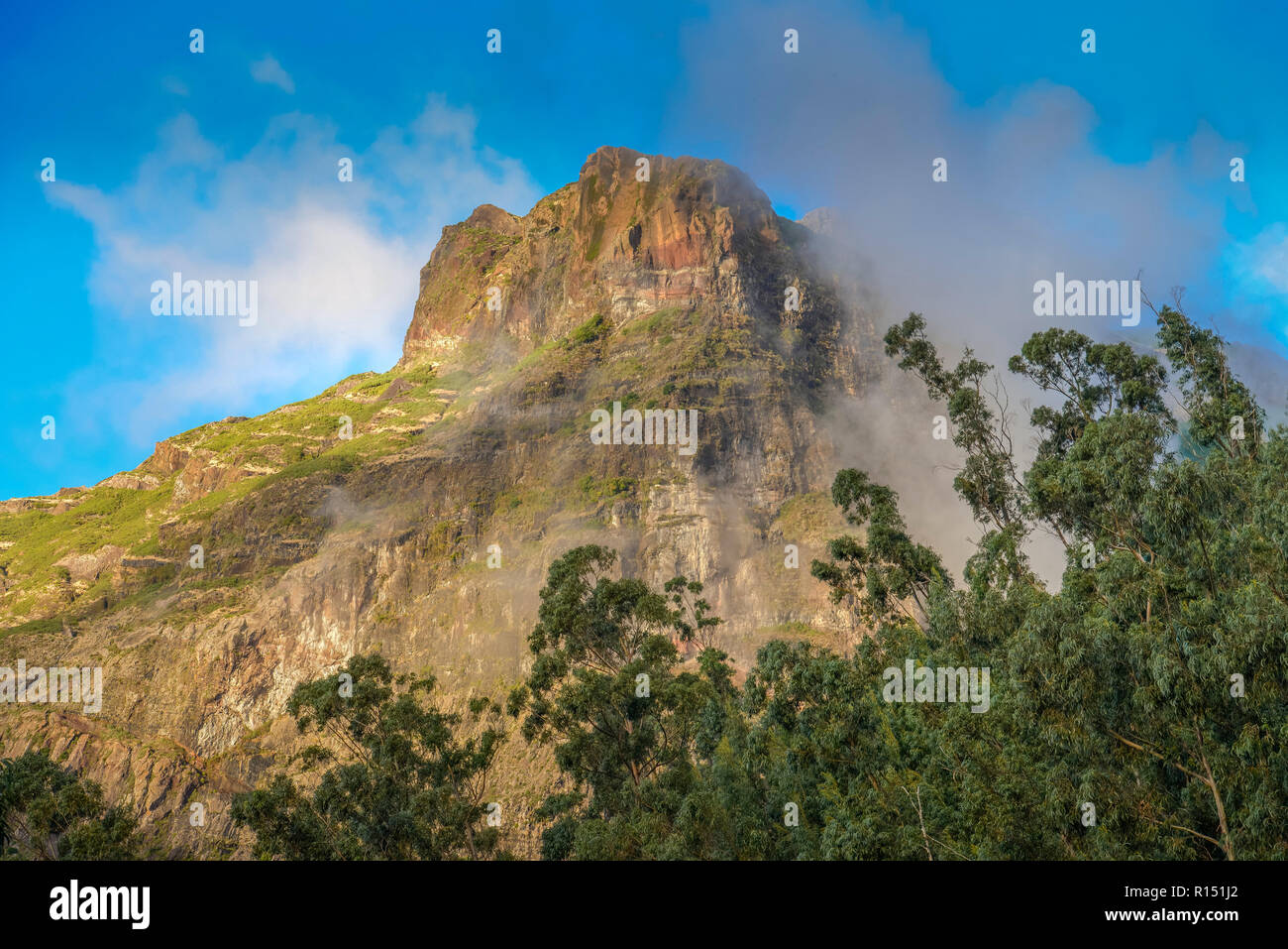 Pico das Torres, Zentralgebirge, Madeira, Portogallo Foto Stock