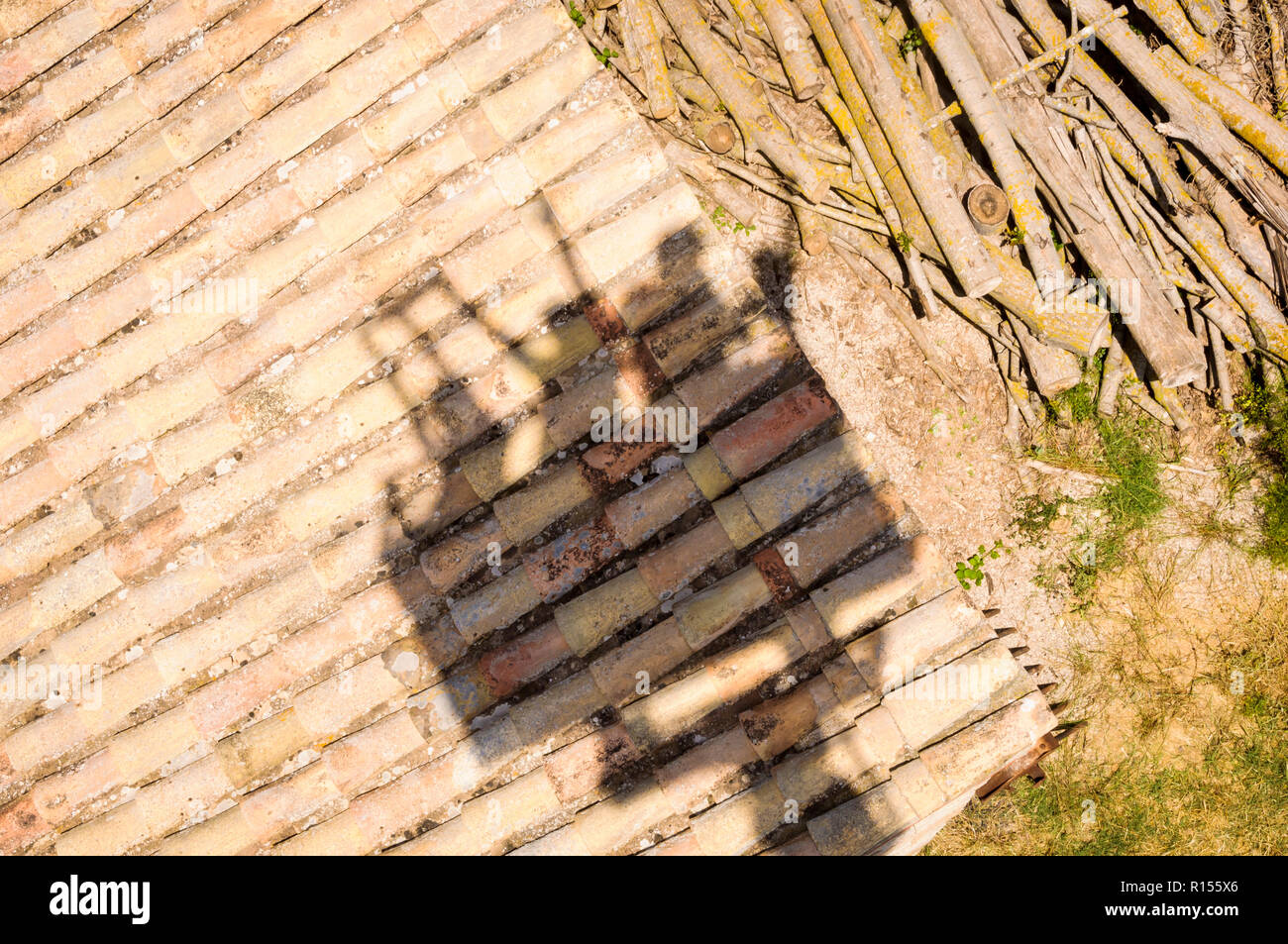 People paint nastro giallo Foto Stock