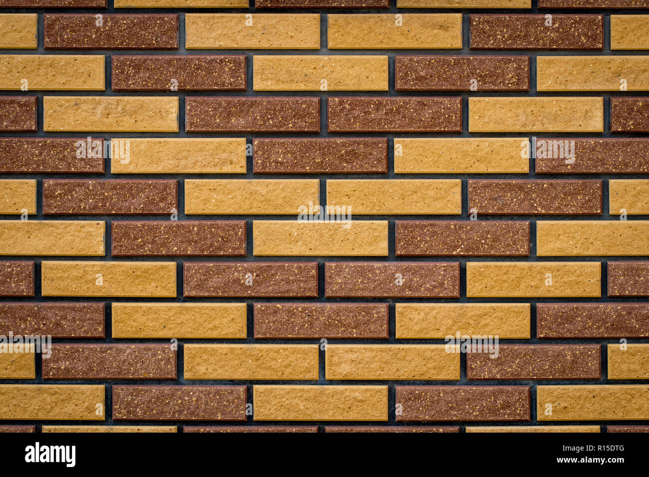 Rosso vecchio muro di mattoni texture di sfondo, vicino. Foto Stock