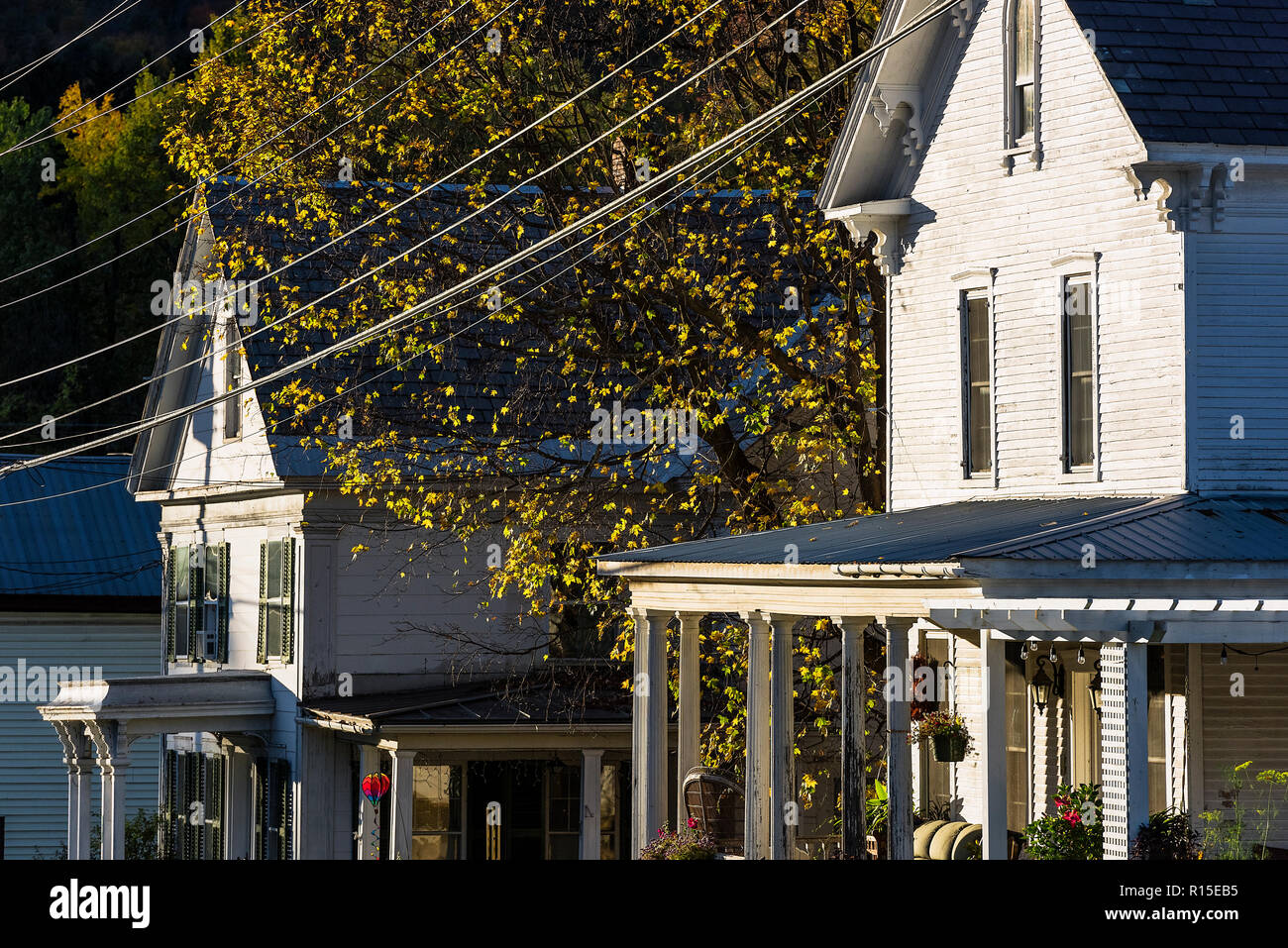 Dettaglio della casa, Wallingford, Vermont, USA. Foto Stock