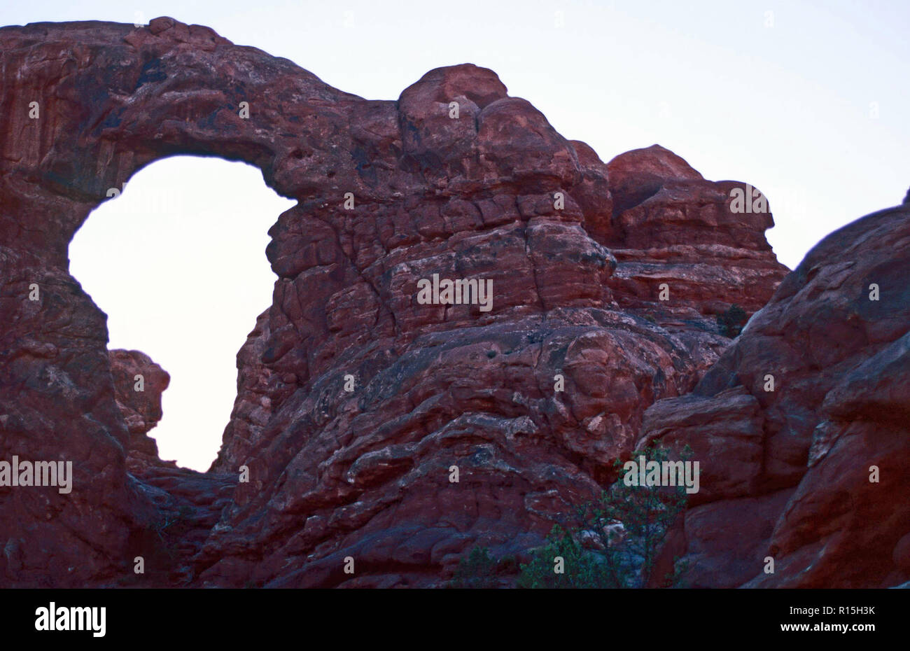 La torretta Arch,Parco Nazionale Arches,Utah Foto Stock