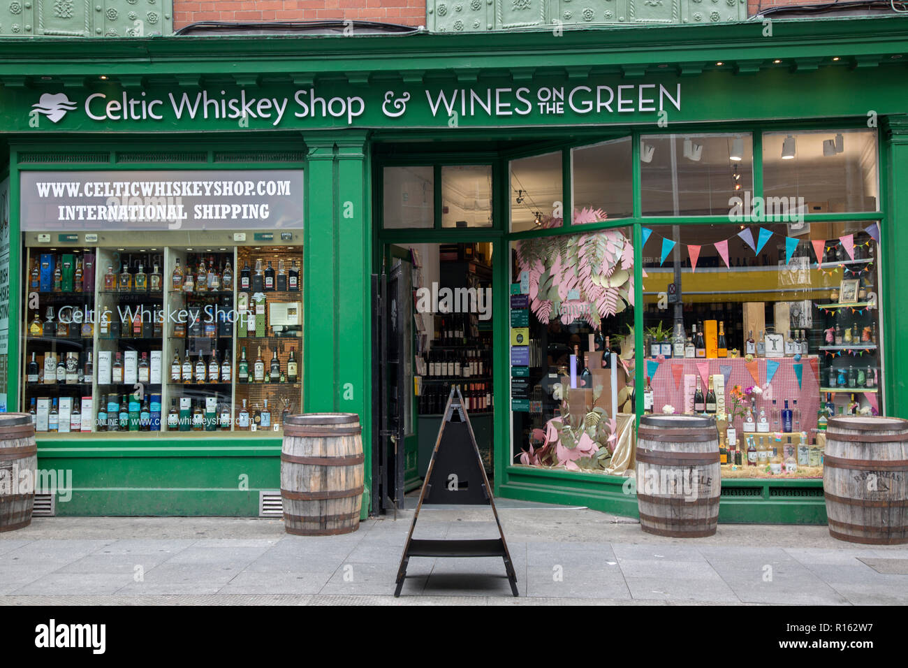 Celtic Whiskey Shop; Dublino; Irlanda Foto Stock