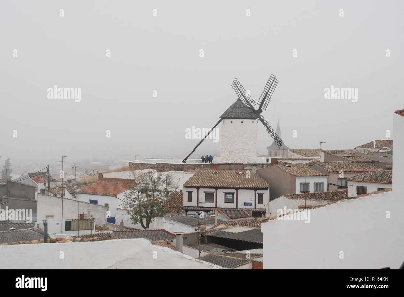 Campo de Criptana, Castilla-la Mancha, in Spagna, novembre 2018 Foto Stock