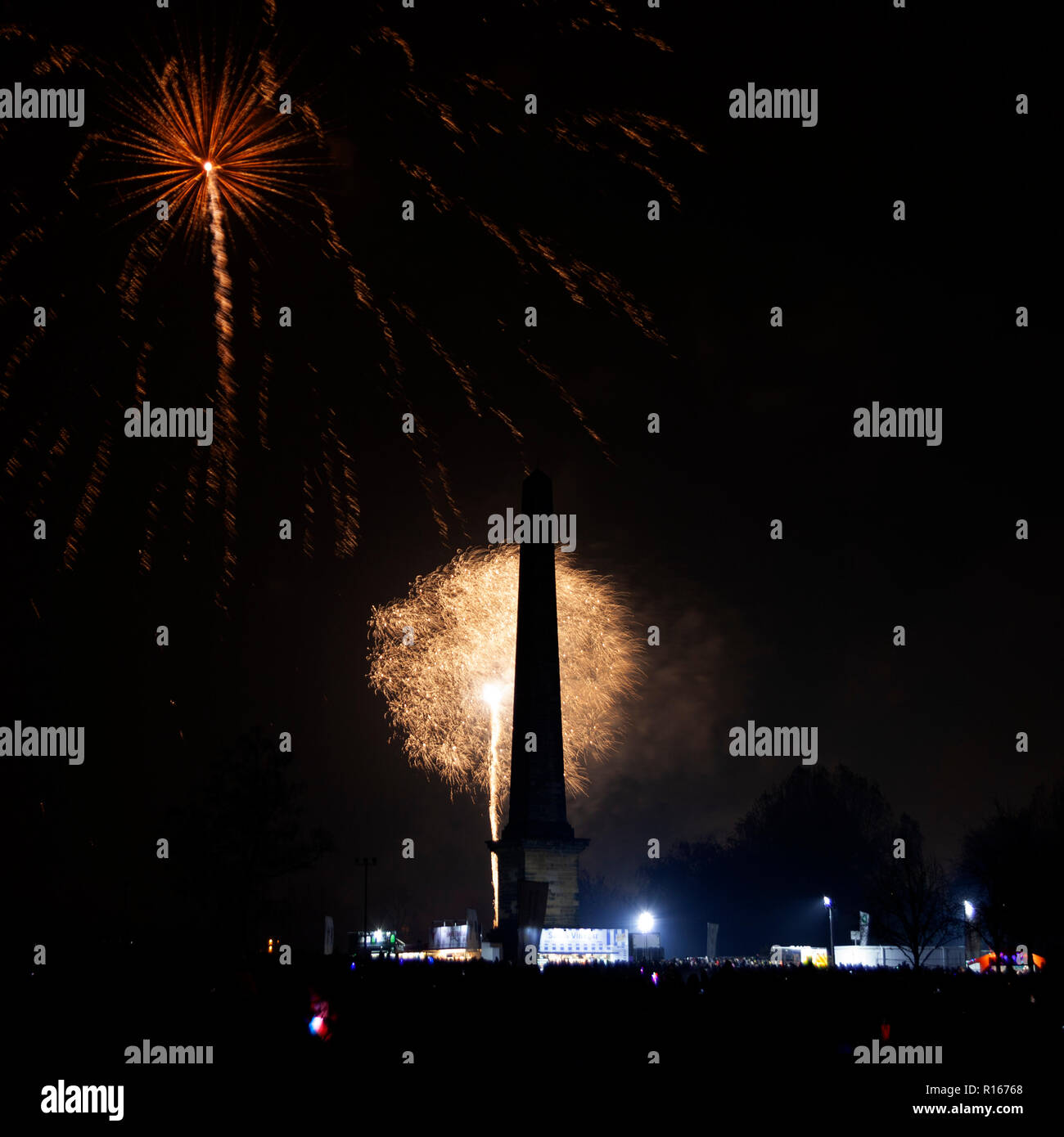 Glasgow Green opere antincendio Foto Stock