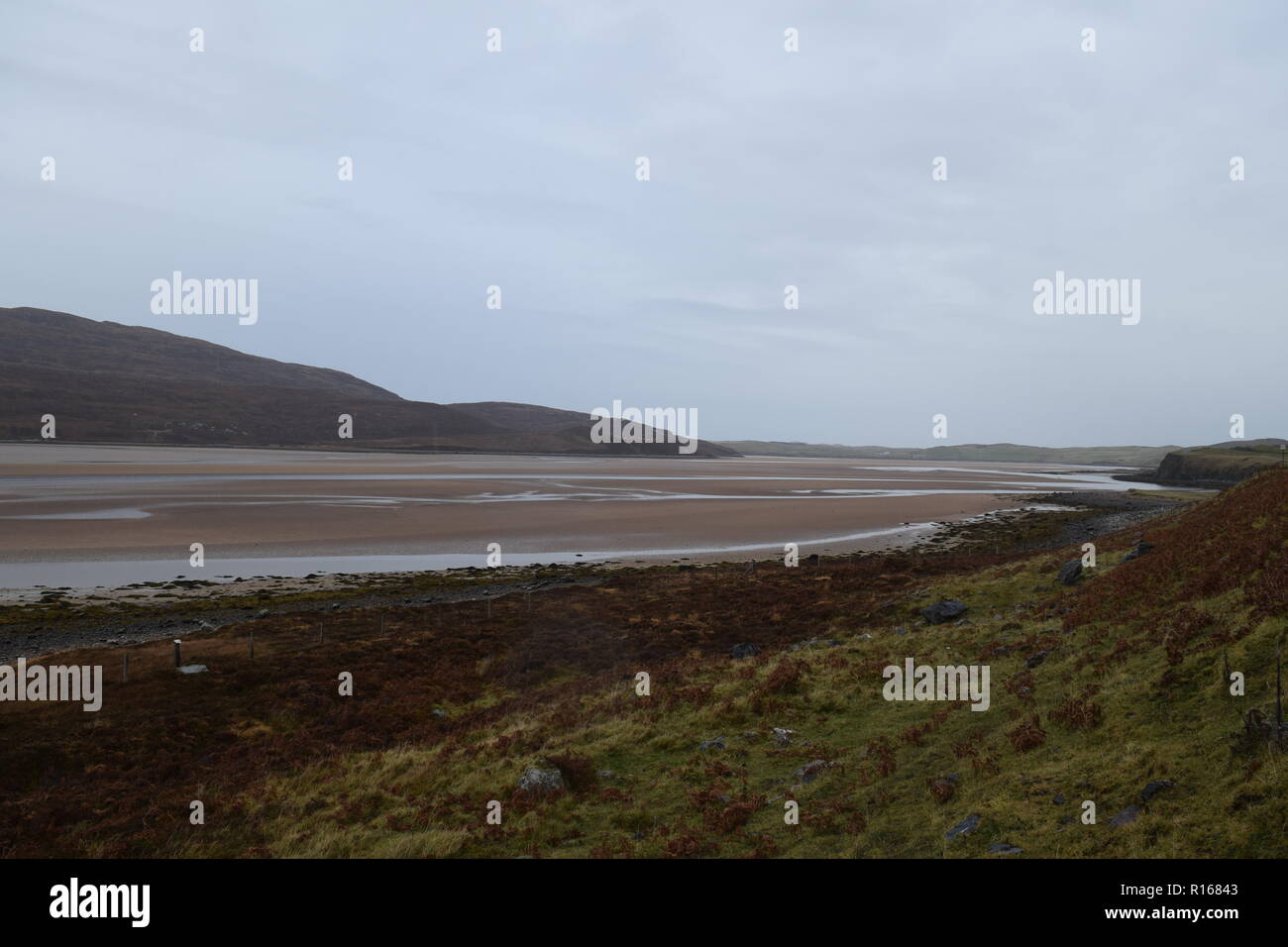 Grotte smoo cave durness Scozia spiagge Foto Stock