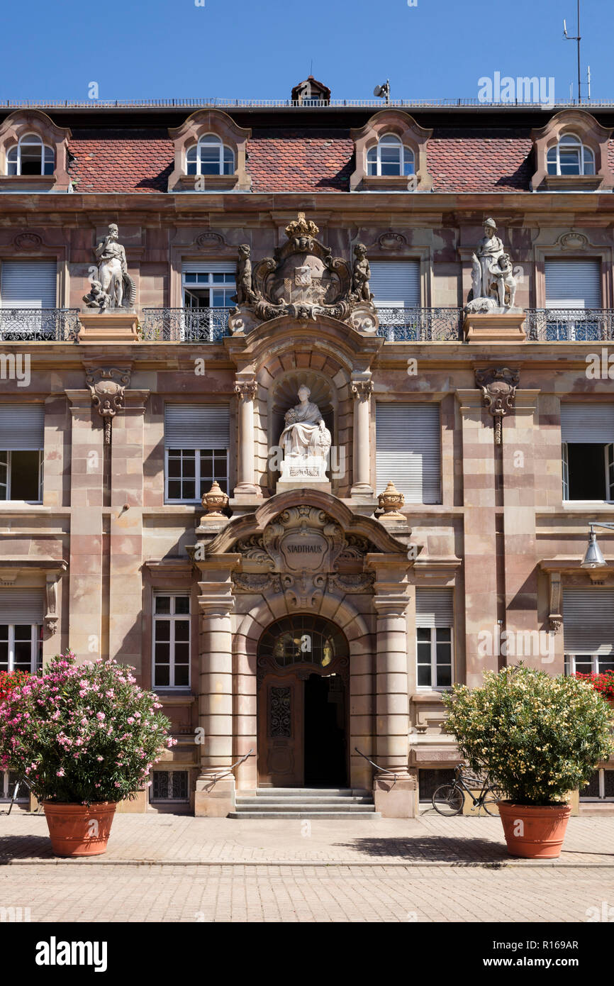 Townhouse, Speyer, Renania-Palatinato, Germania Foto Stock
