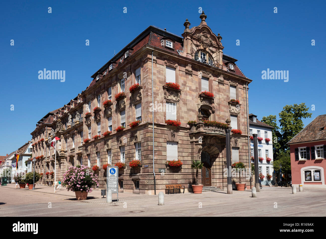 Townhouse, Speyer, Renania-Palatinato, Germania Foto Stock