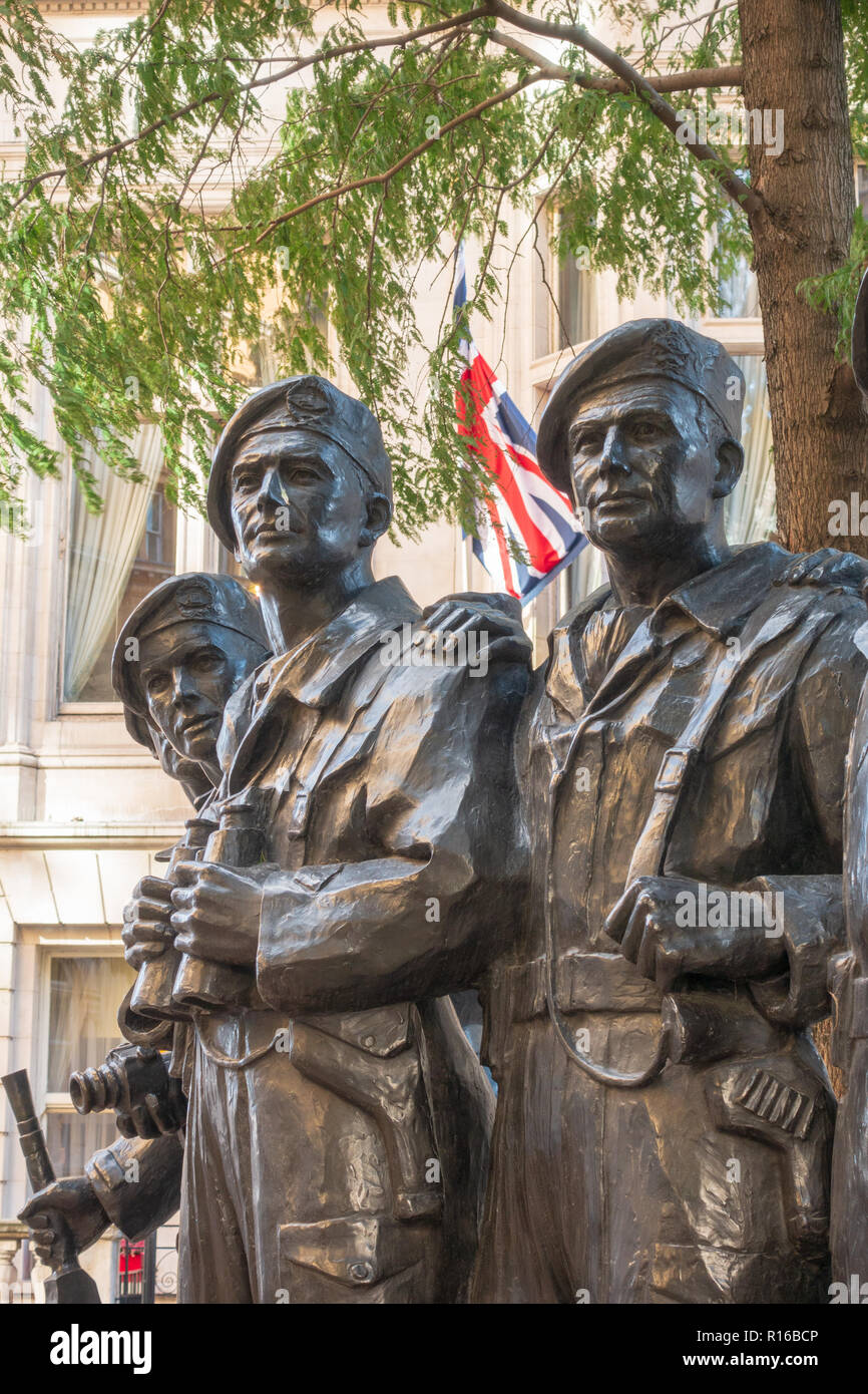 Royal serbatoio memoriale del reggimento di Londra Foto Stock