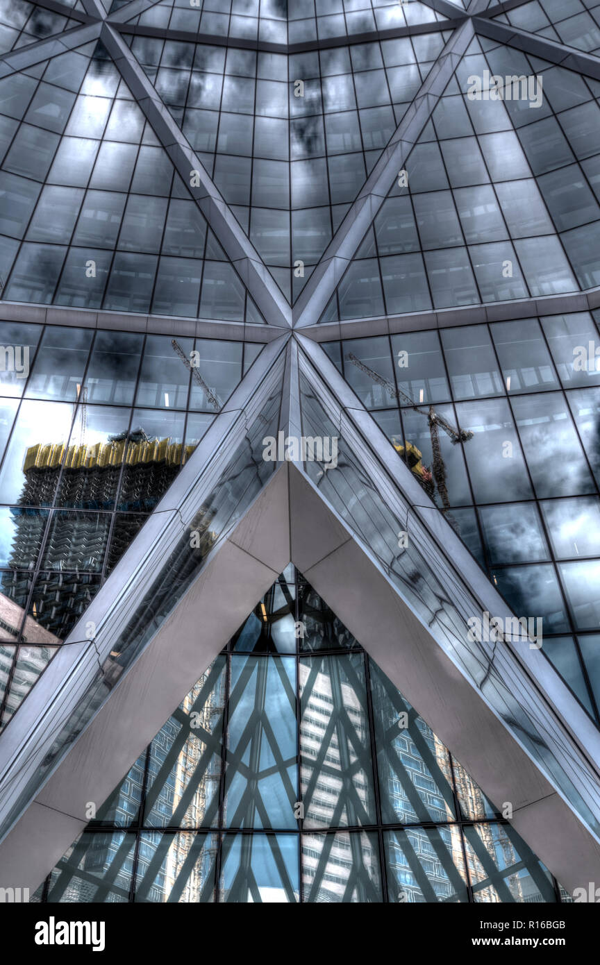 Progetti architettonici rappresentati in modo astratto o formato Foto Stock