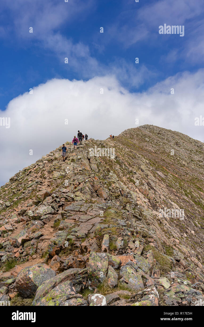 Ben Nevis & Carn Dearg Mor Foto Stock