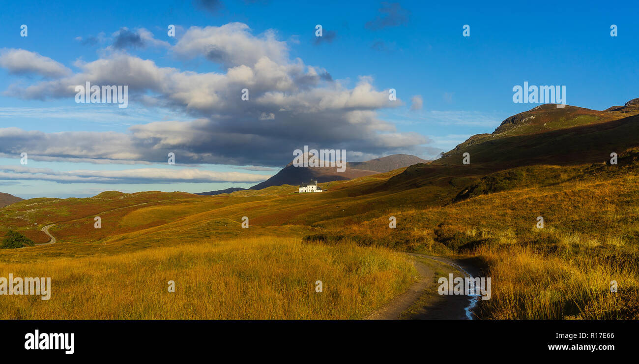 Inchnadamph Munros Foto Stock