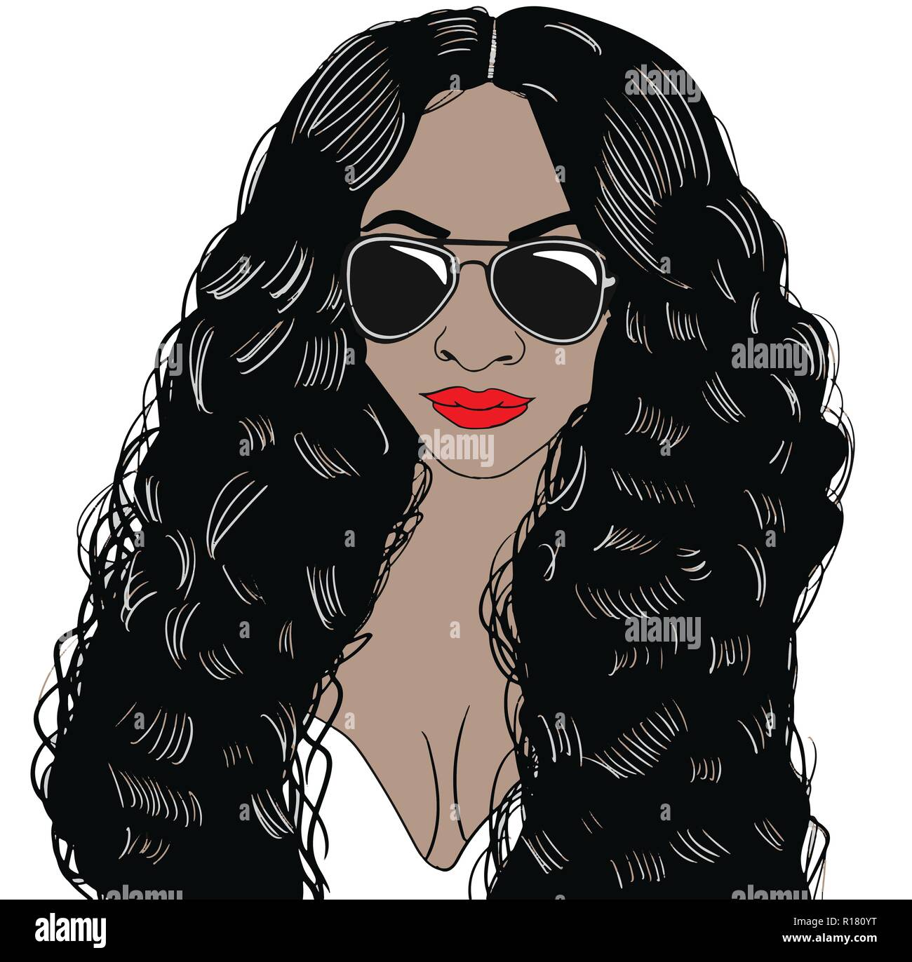 Questo sono africani donna americana, pregando Dio, vita quoes Illustrazione Vettoriale