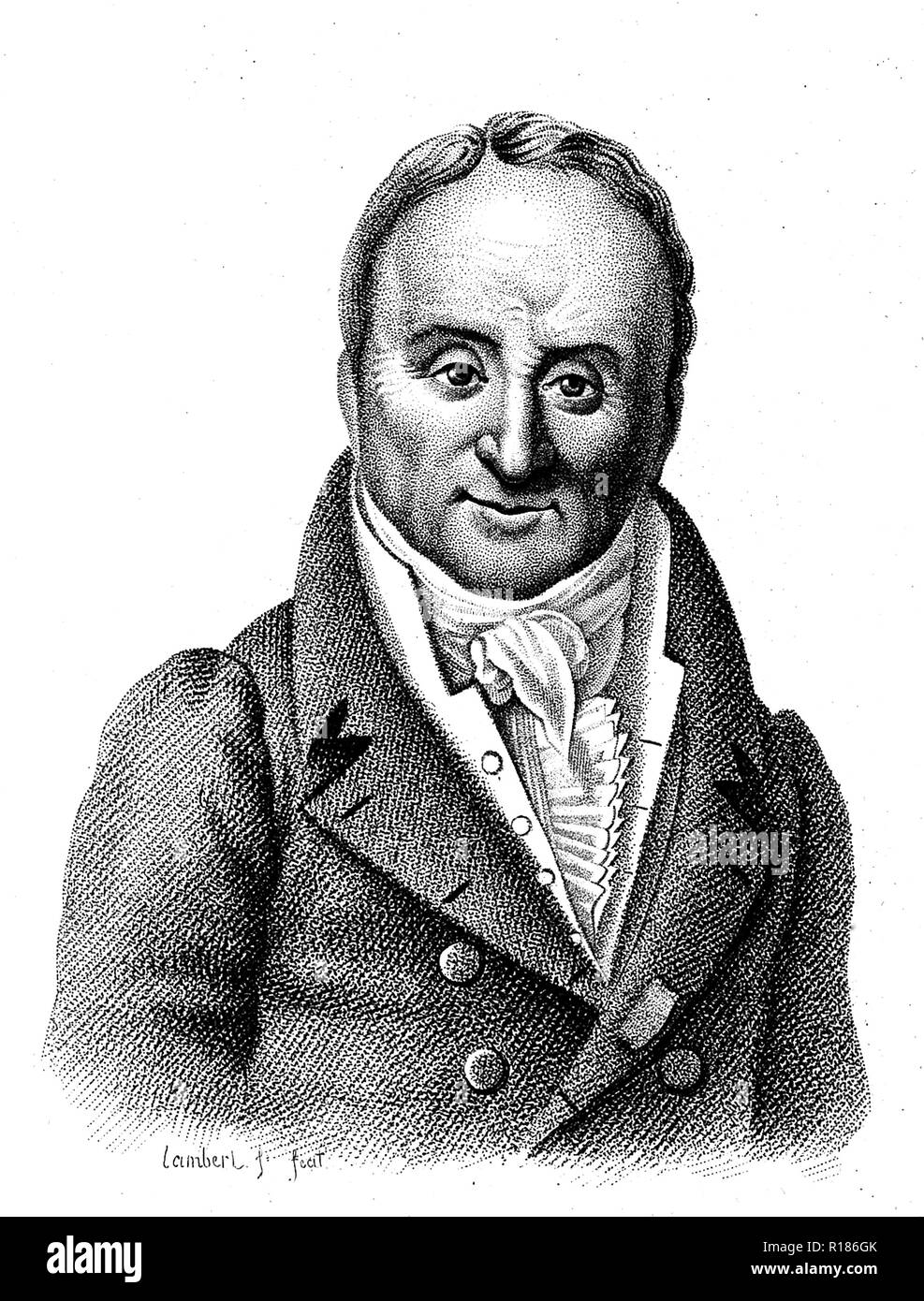 Philippe Pinel (1745-1826) medico francese Foto Stock