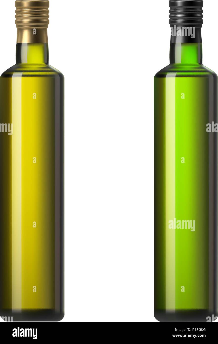 Olio di oliva Bottiglia Illustrazione Vettoriale