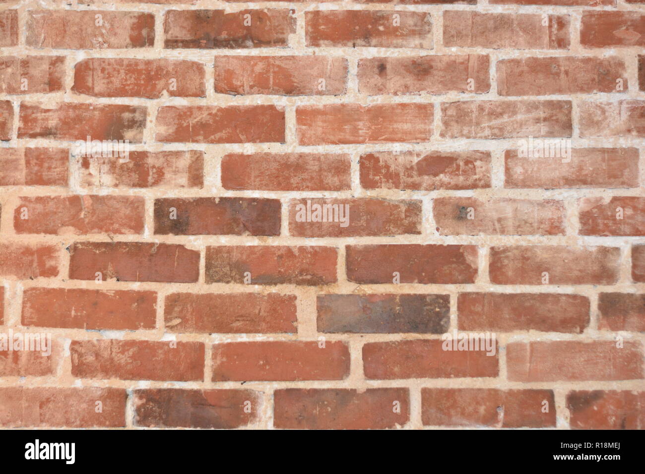 Rotstein Steinmauer Hintergrund Foto Stock