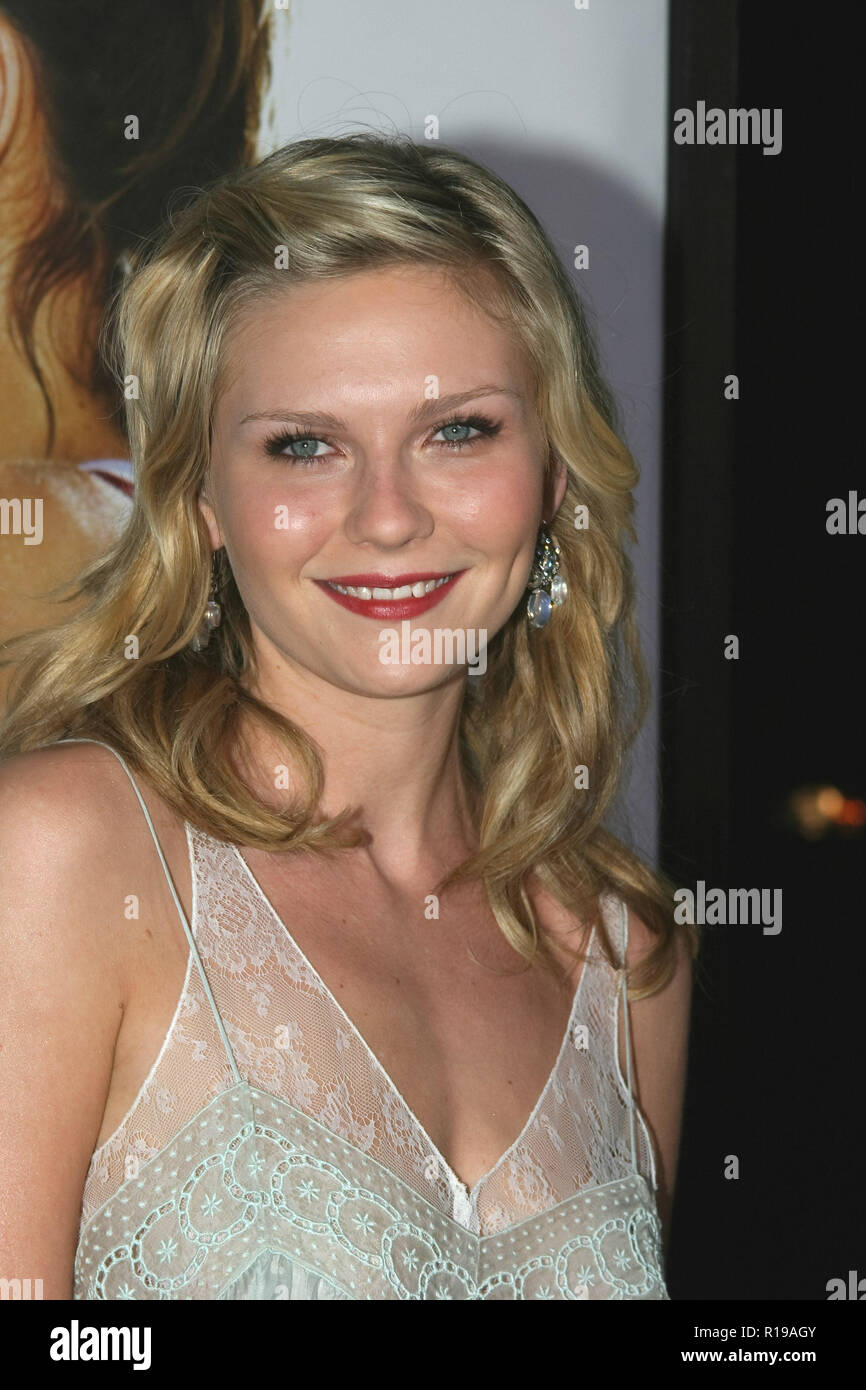 Kirsten Dunst 13/09/04' Wimbledon' Premiere @ Samuel Goldwyn Theatre, Beverly Hills Foto di Kazumi Nakamoto/HNW / PictureLux (13 settembre 2004) Foto Stock