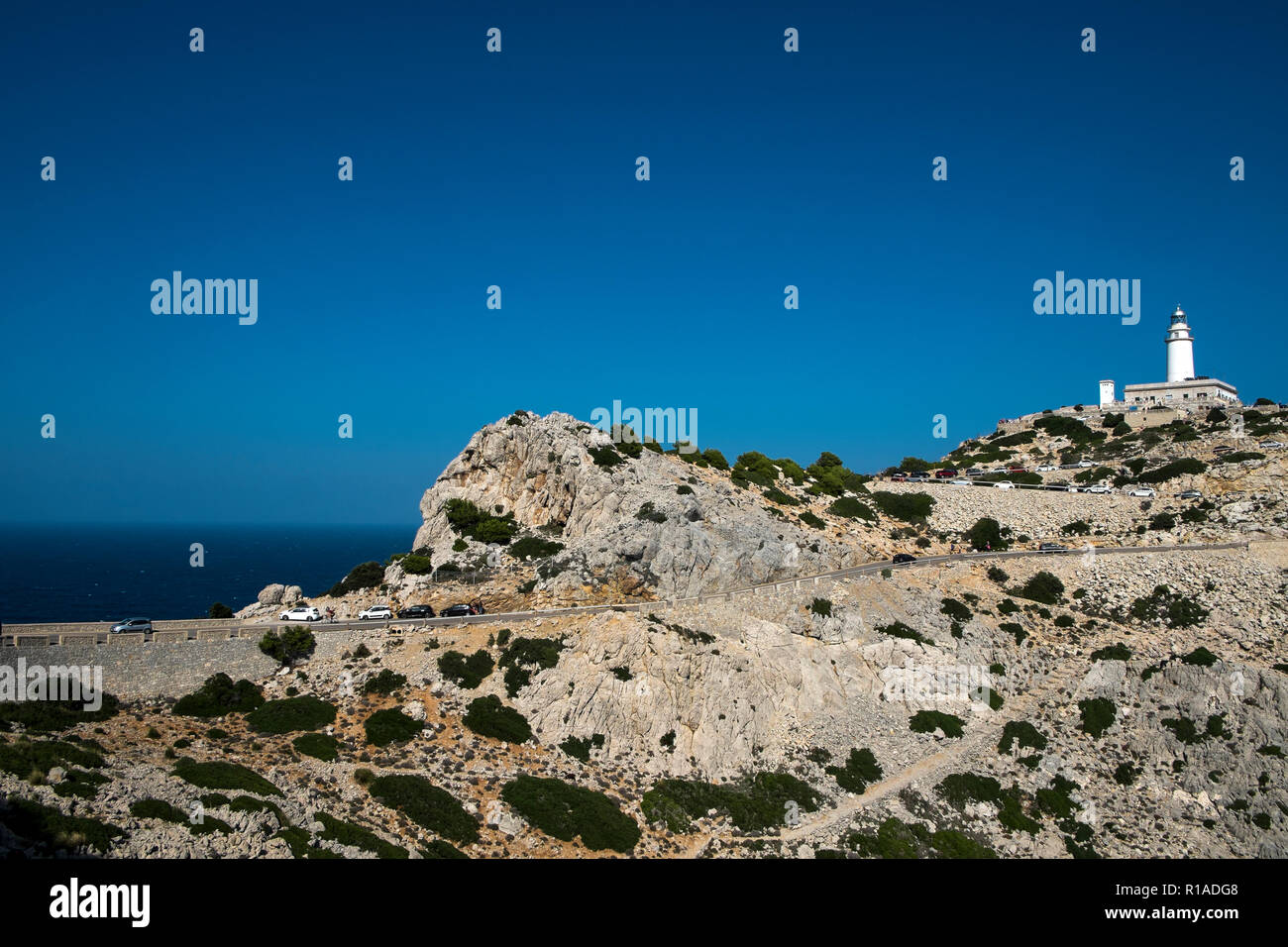 Casa di luce a Cap de Formentor, Mallorca Foto Stock