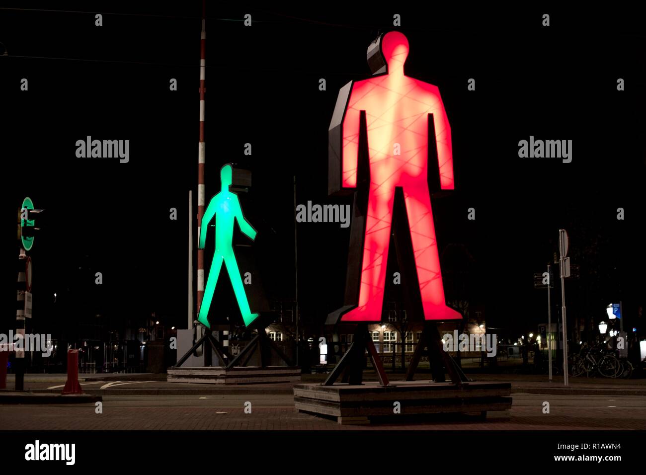 Amsterdam Festival di luce display Foto Stock