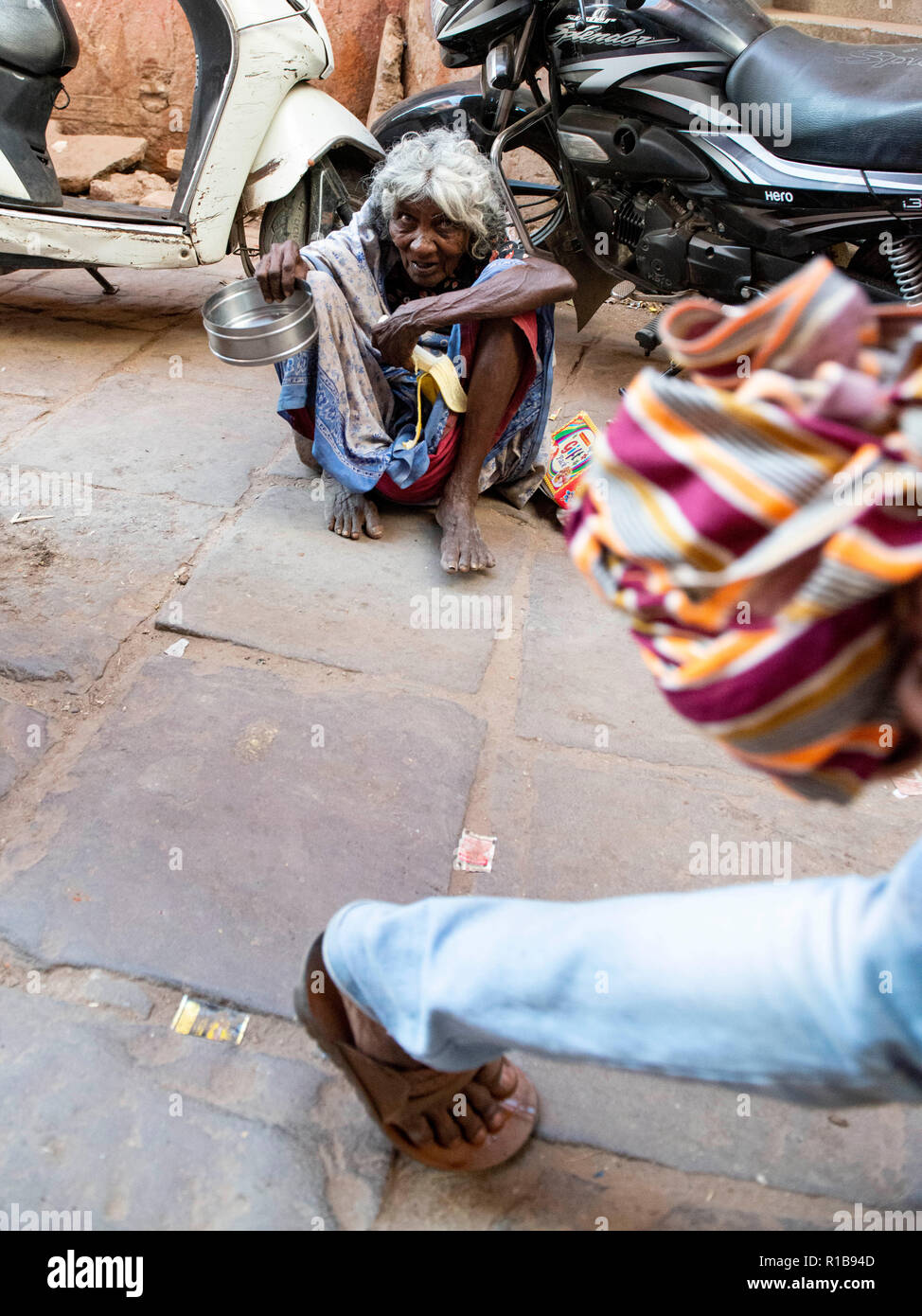 India - Varanasi, Varanasi, Uttar Pradesh, India. 31,10, 2018. Pic mostra: Varanasi è una città nel nord dello stato indiano dell'Uttar Pradesh. Considerato un Foto Stock