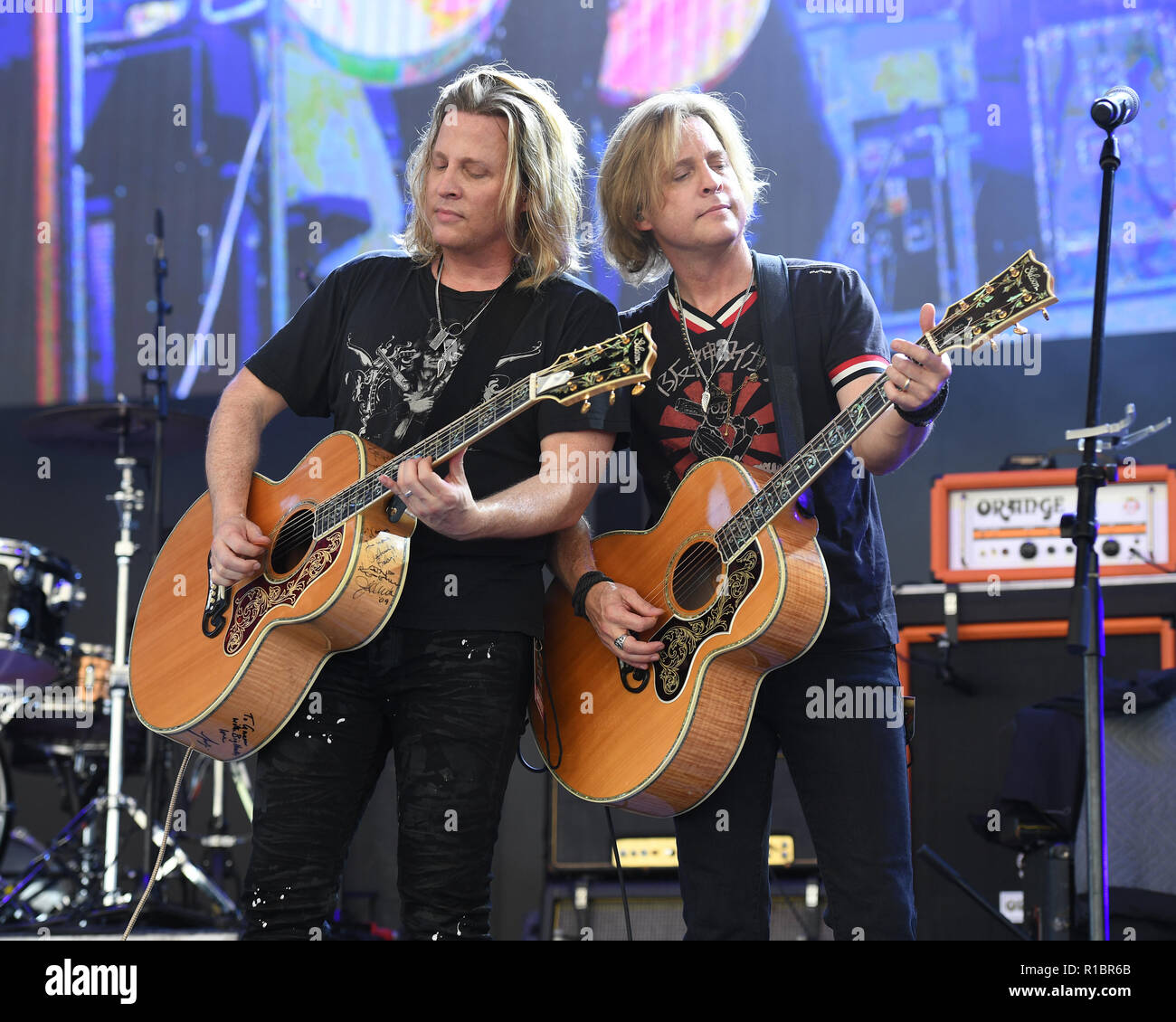 MIRAMAR FL - novembre 10: Nelson eseguire durante il Rock Fest 80s al Miramar Parco Regionale anfiteatro su Novembre 10, 2018 a Miramar, Florida. Credito: mpi04/MediaPunch Foto Stock