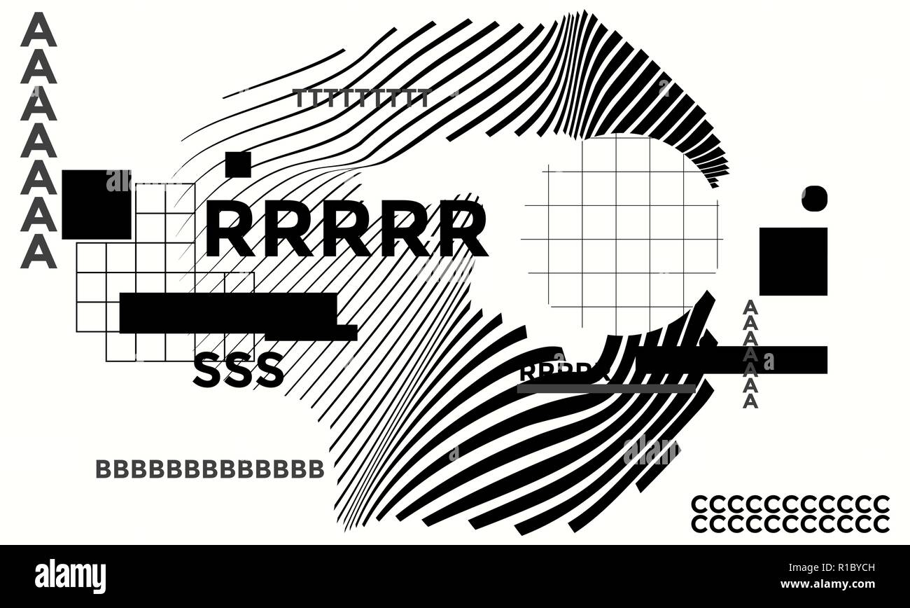 Spazio per il testo geometriche minime banner web design Illustrazione Vettoriale