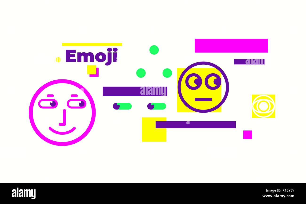 Spazio per il testo geometriche minime banner web design Illustrazione Vettoriale