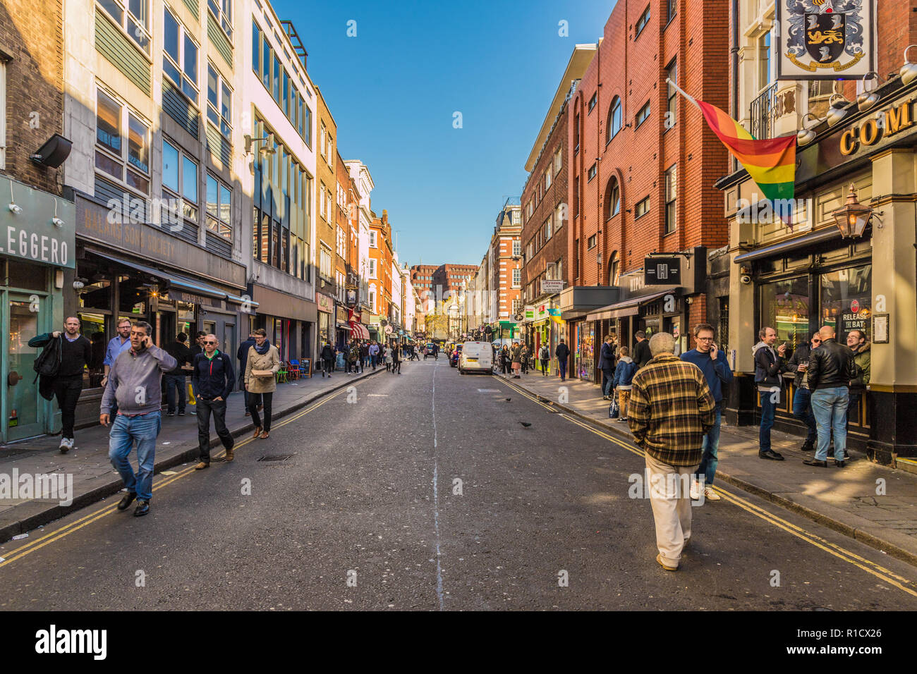 Una tipica vista in Londra Foto Stock