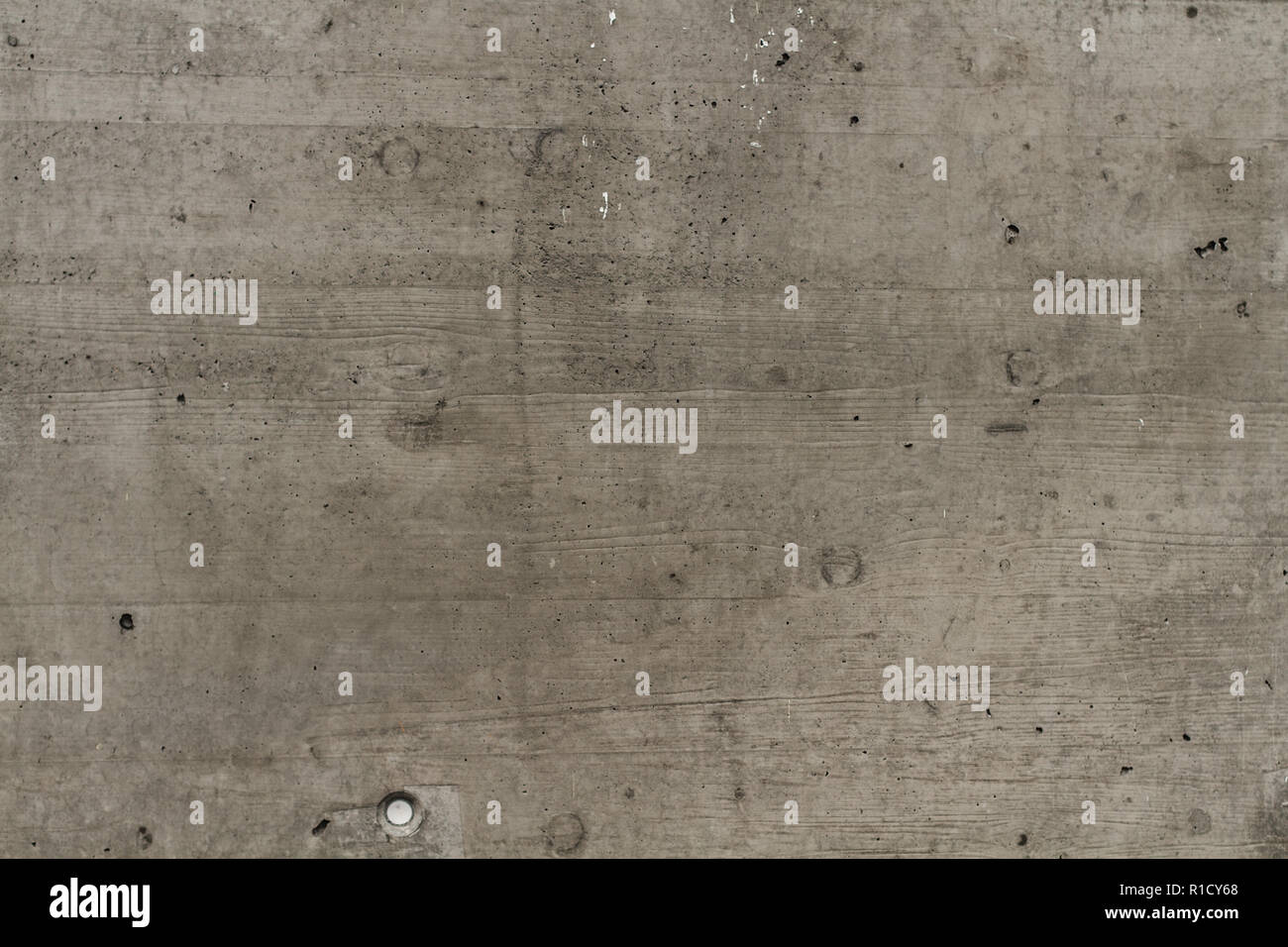 Una perfetta consistenza di calcestruzzo di colore grigio Foto Stock