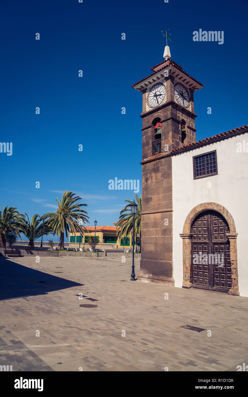 Graziosa città di San Juan de la Rambla Foto Stock