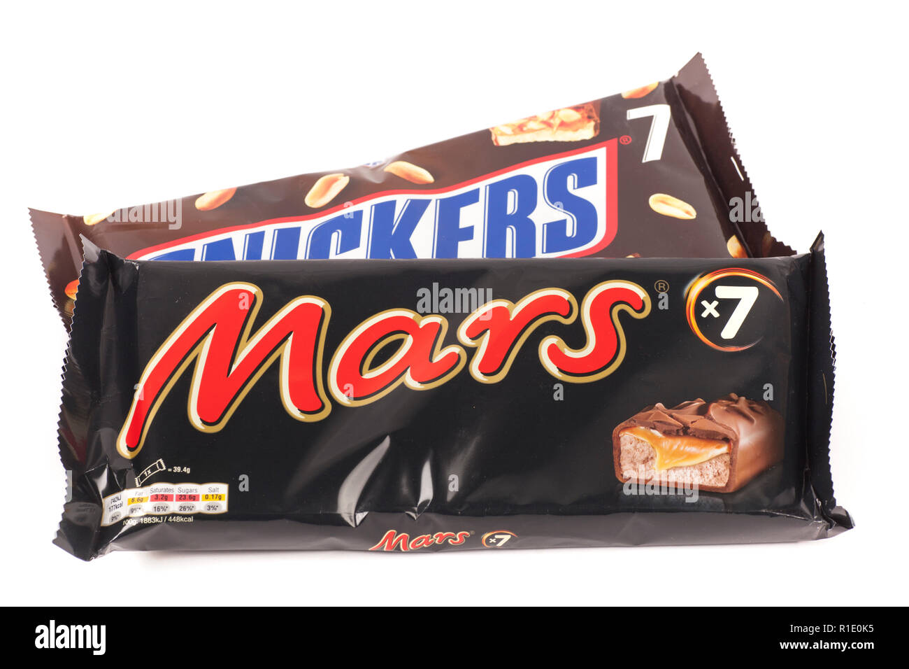 Multipack barrette di cioccolato Foto Stock