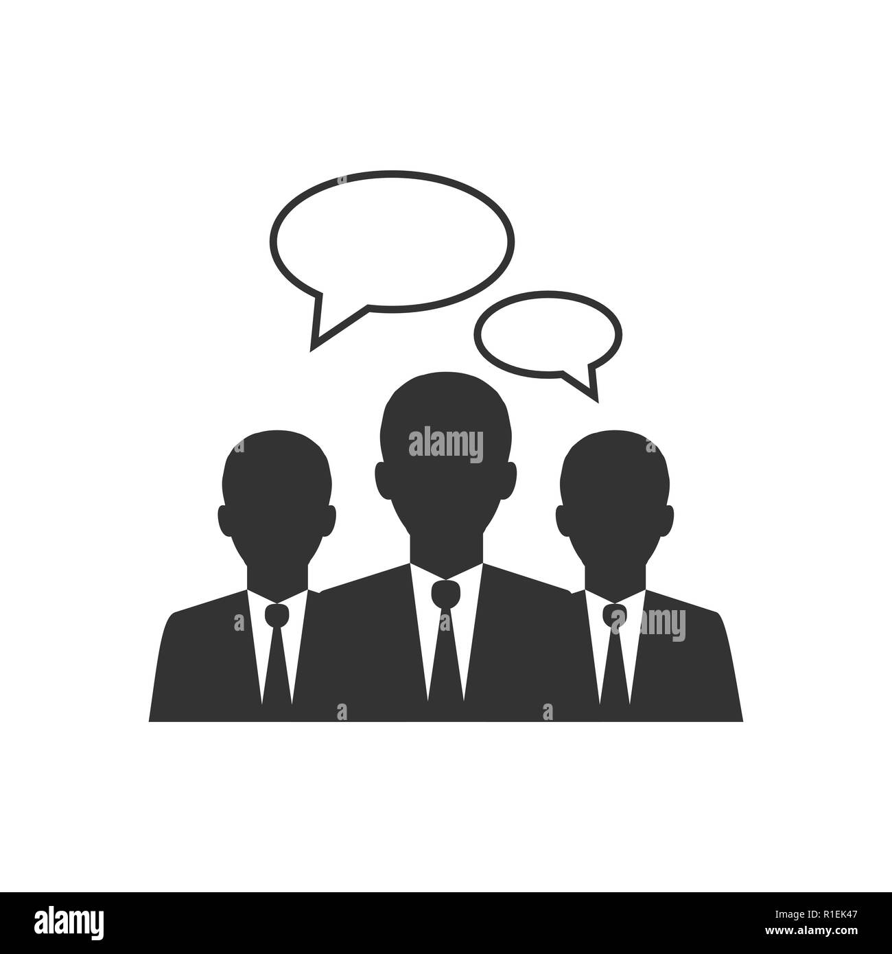 Utente con icona a forma di ingranaggio. Illustrazione Vettoriale, design piatto Illustrazione Vettoriale