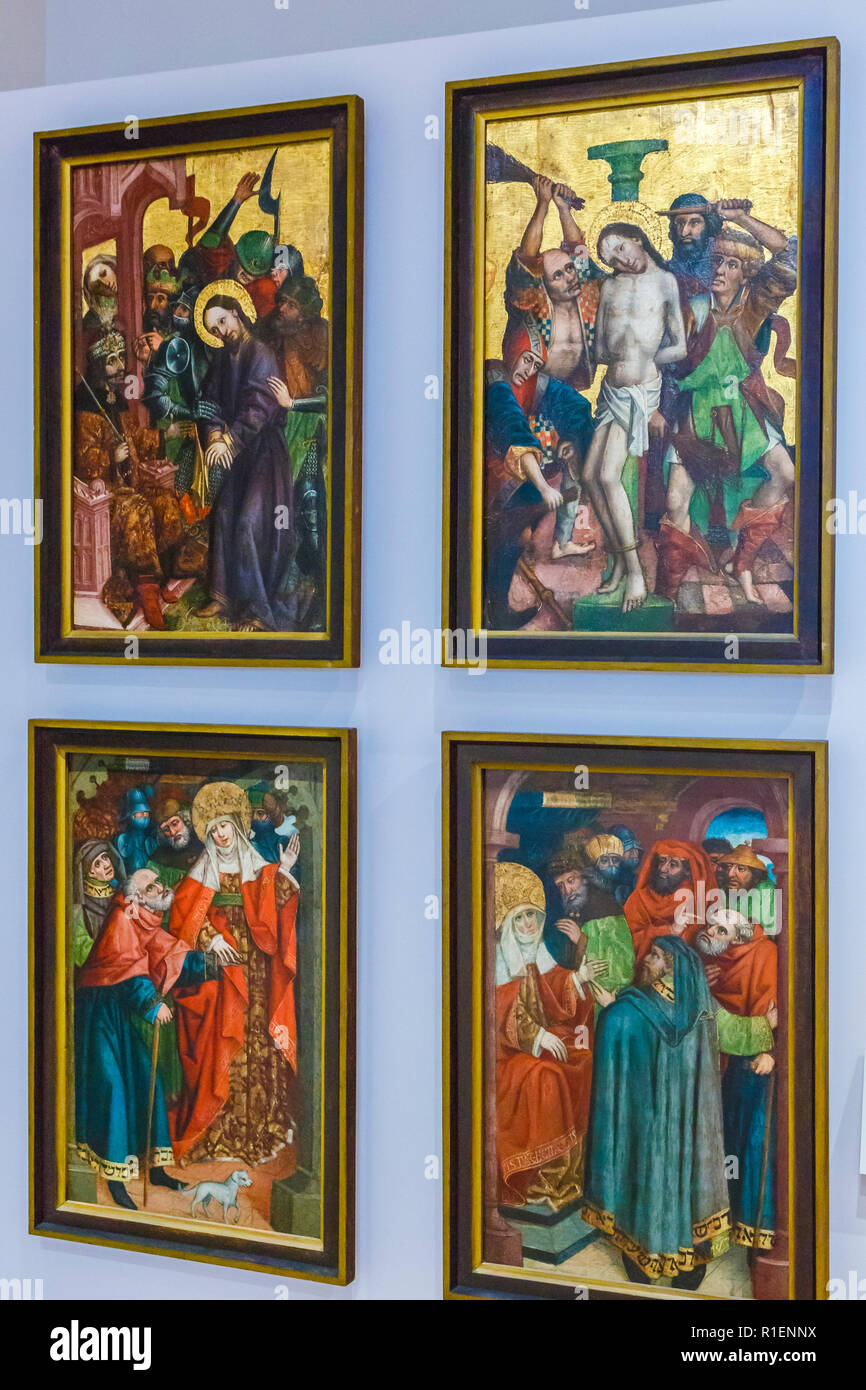 Opera d'arte. Galleria Nazionale della Slovenia. Lubiana. La Slovenia, l'Europa. Foto Stock