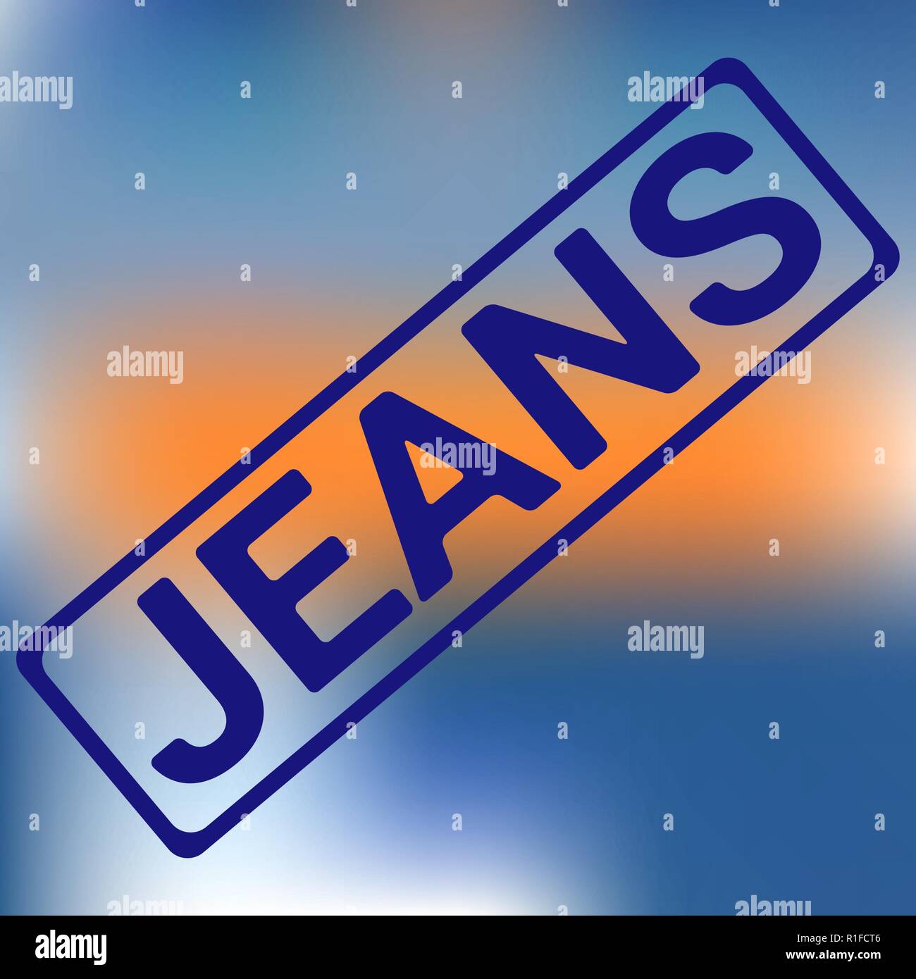 Jeans timbro sport tipografia, t-shirt graphics, vettore Illustrazione Vettoriale