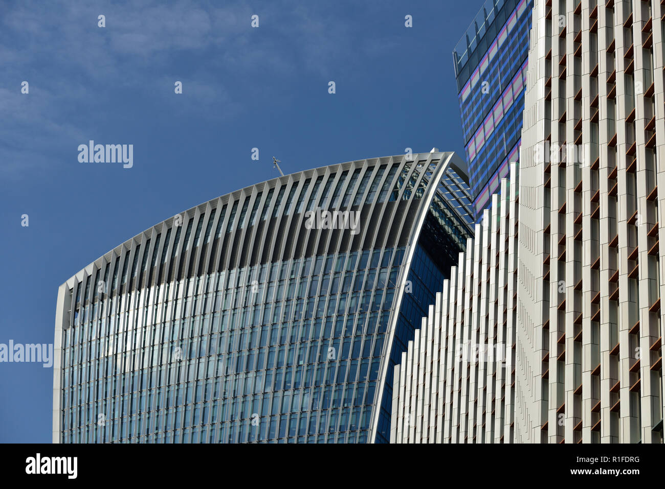 Uffici di sviluppo, 20 Fenchurch Street il walkie talkie uno Fen corte 120 Fenchurch Street 10 Avenue, Città di Londra, Regno Unito Foto Stock