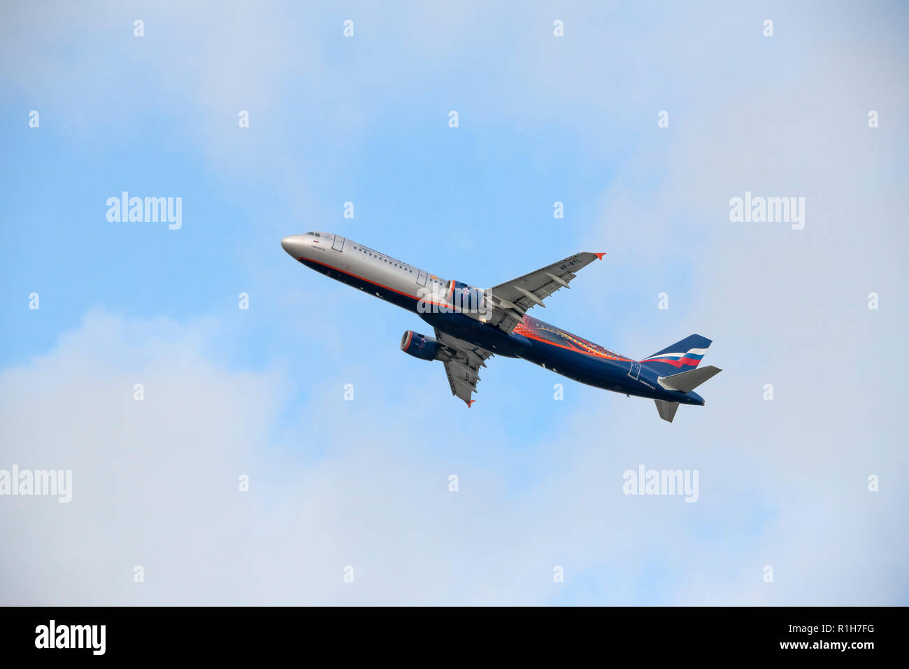 Aeroflot Airbus A321 Foto Stock